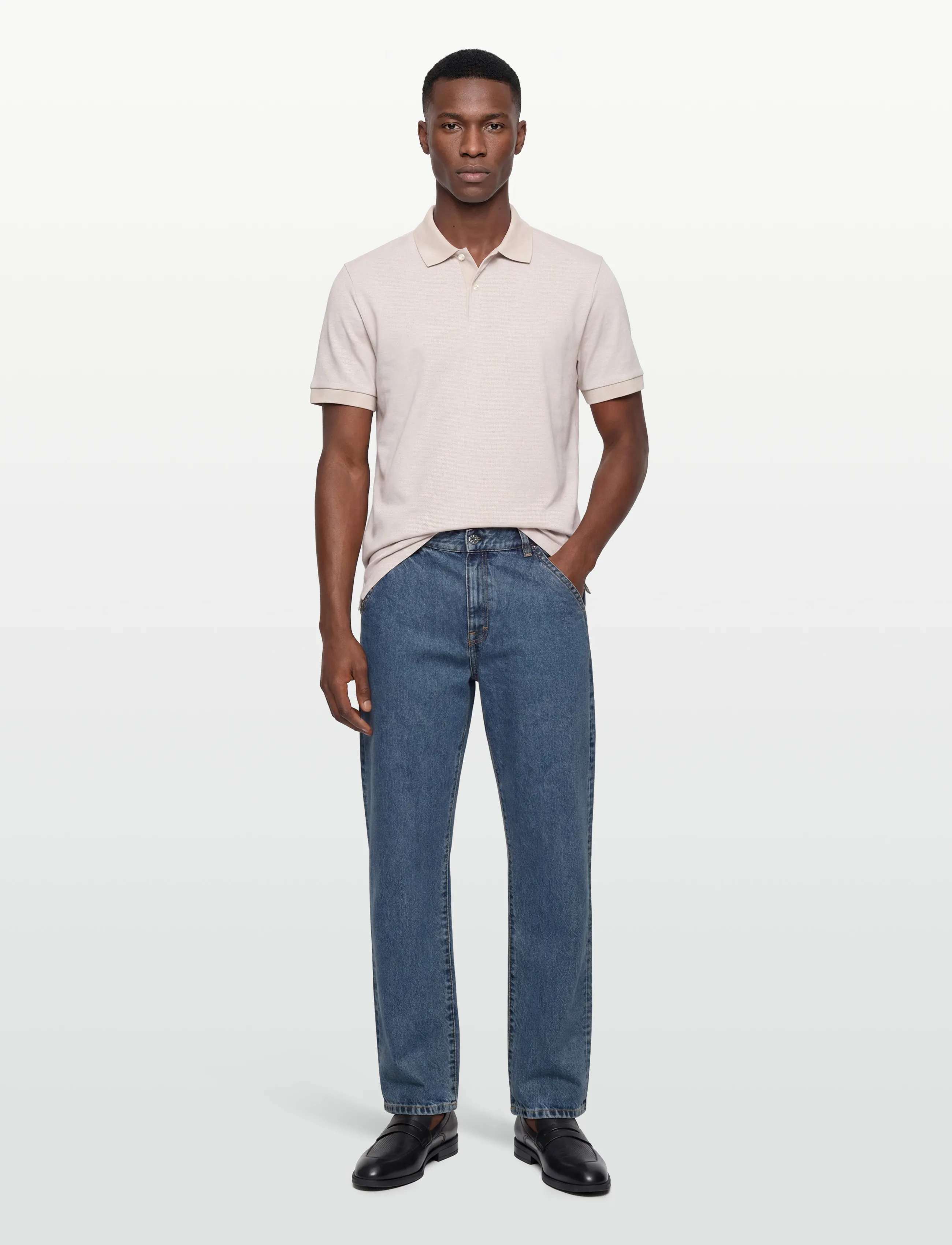 BOSS H-Parlay 102, M, Cream, Poloer > Kortærmede, Herre