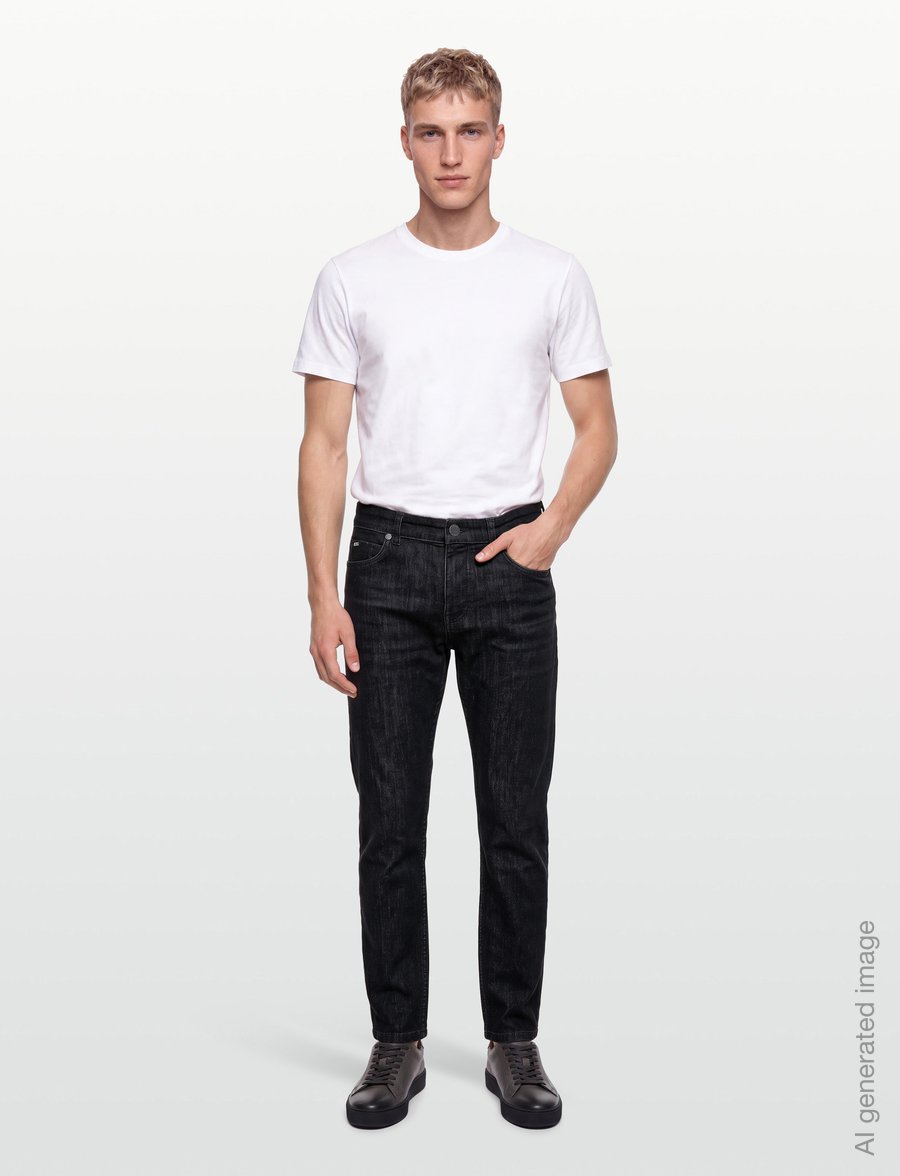 BOSS - P-Delaware - slim-fit jeans - black - 0