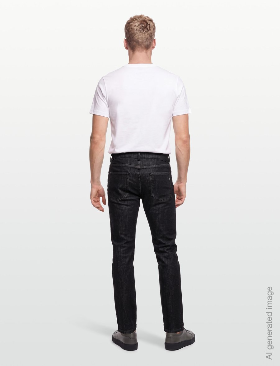 BOSS - P-Delaware - slim-fit jeans - black - 4