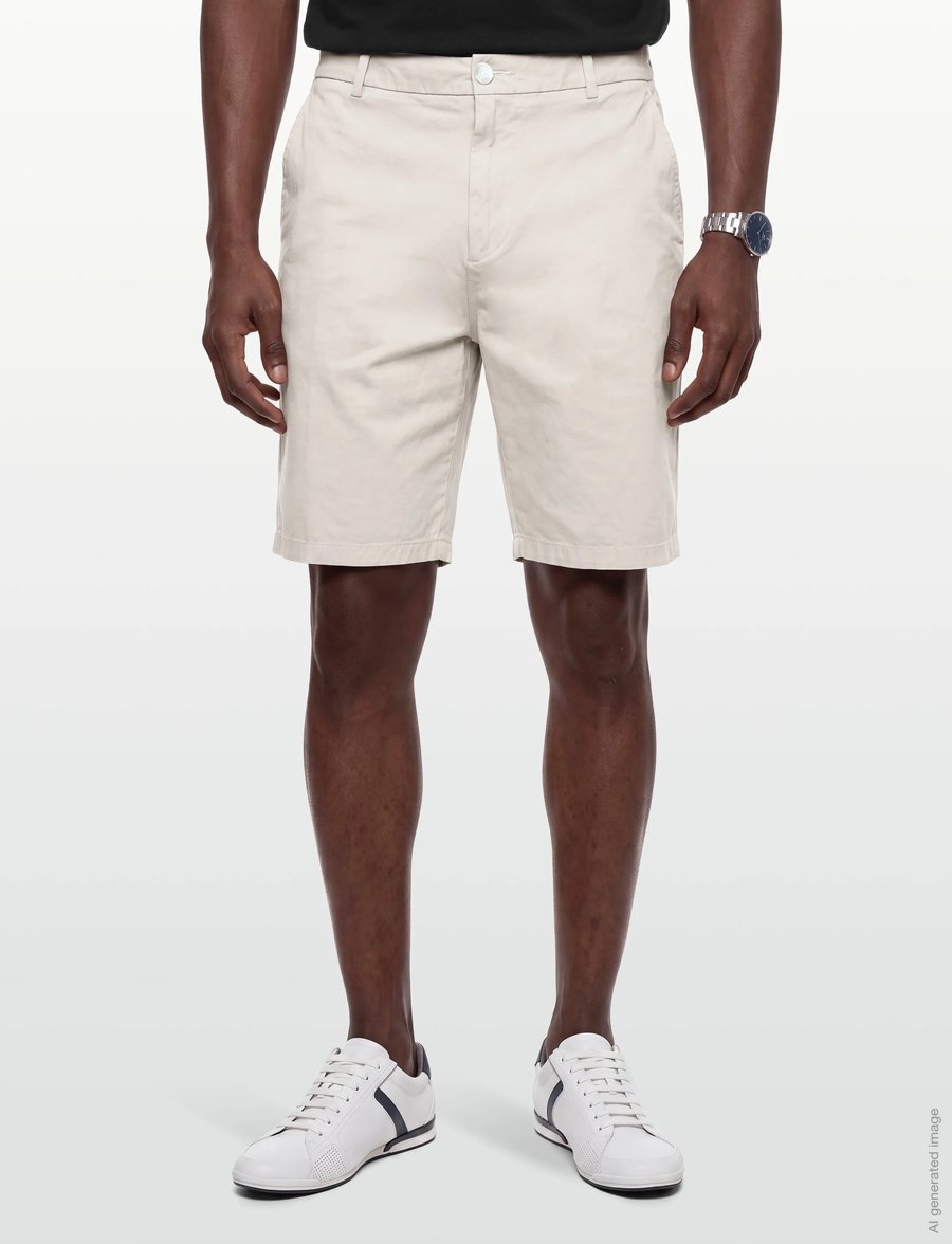 BOSS - H-Kane1-Shorts - chinos shorts - open grey - 3