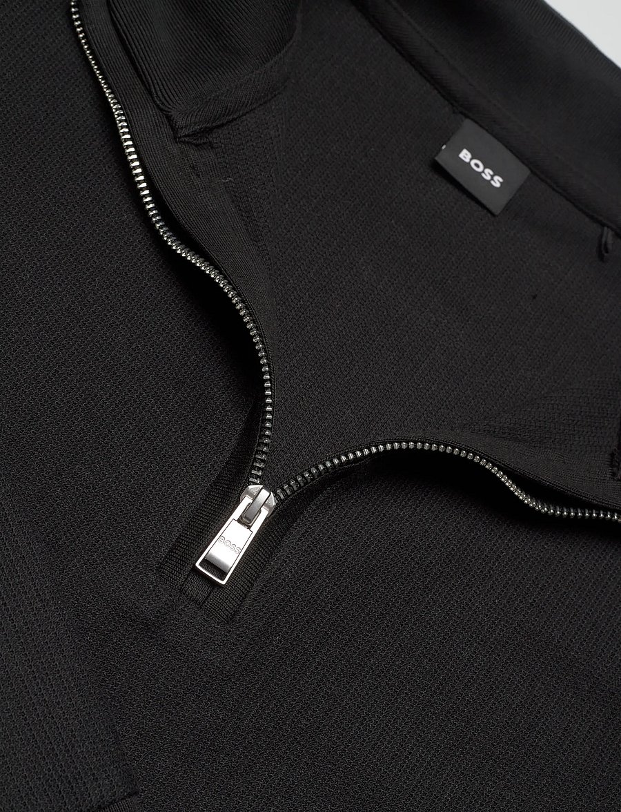 BOSS - H-Sidney 70 - puolivetoketjulliset neuleet - black - 2