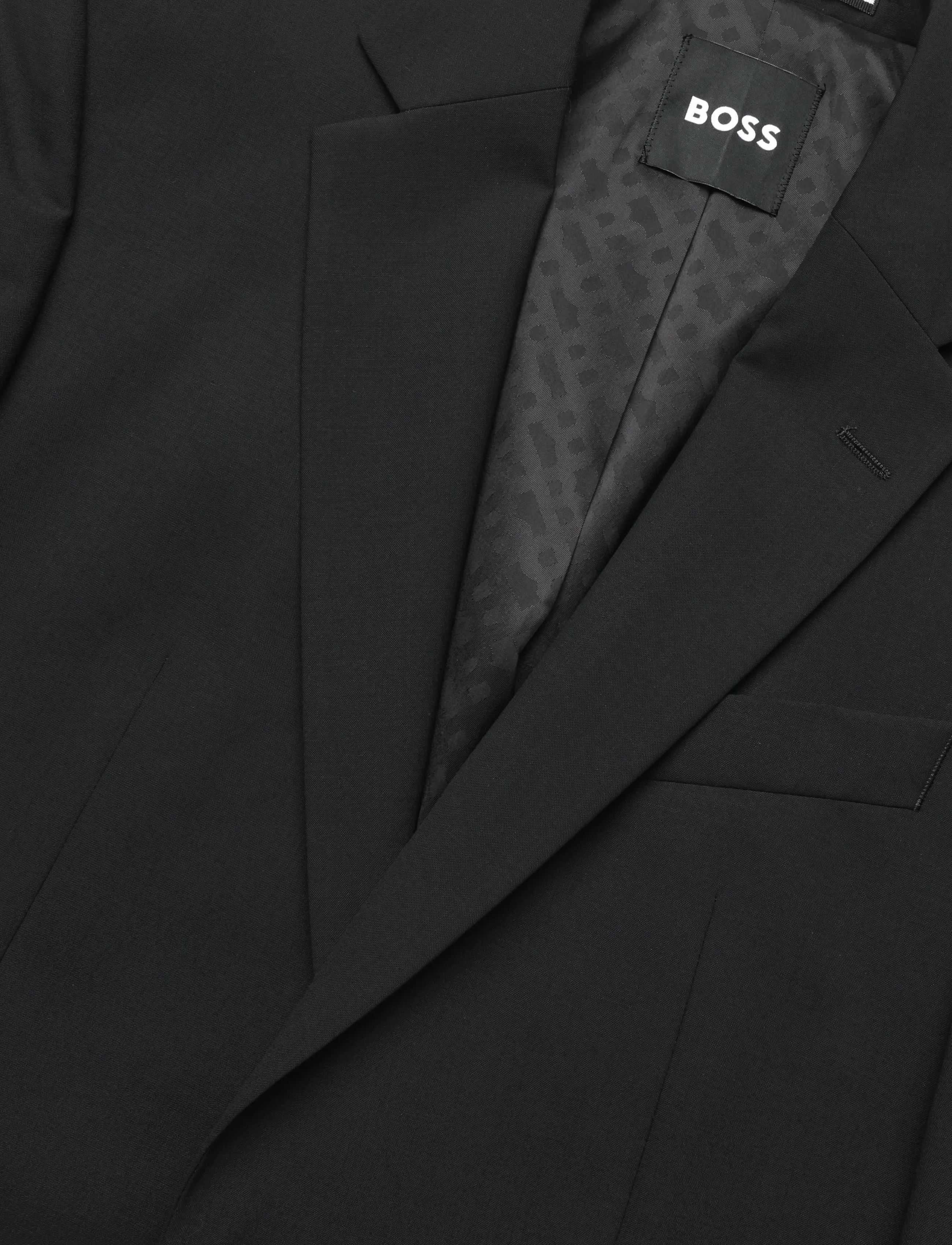 BOSS - H-Jasper-MM-C-NF - einreiher - black - 2