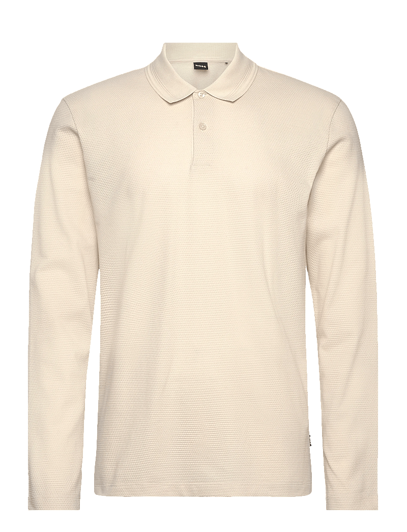 BOSS - Pittman 240 - langærmede poloer - open white - 0