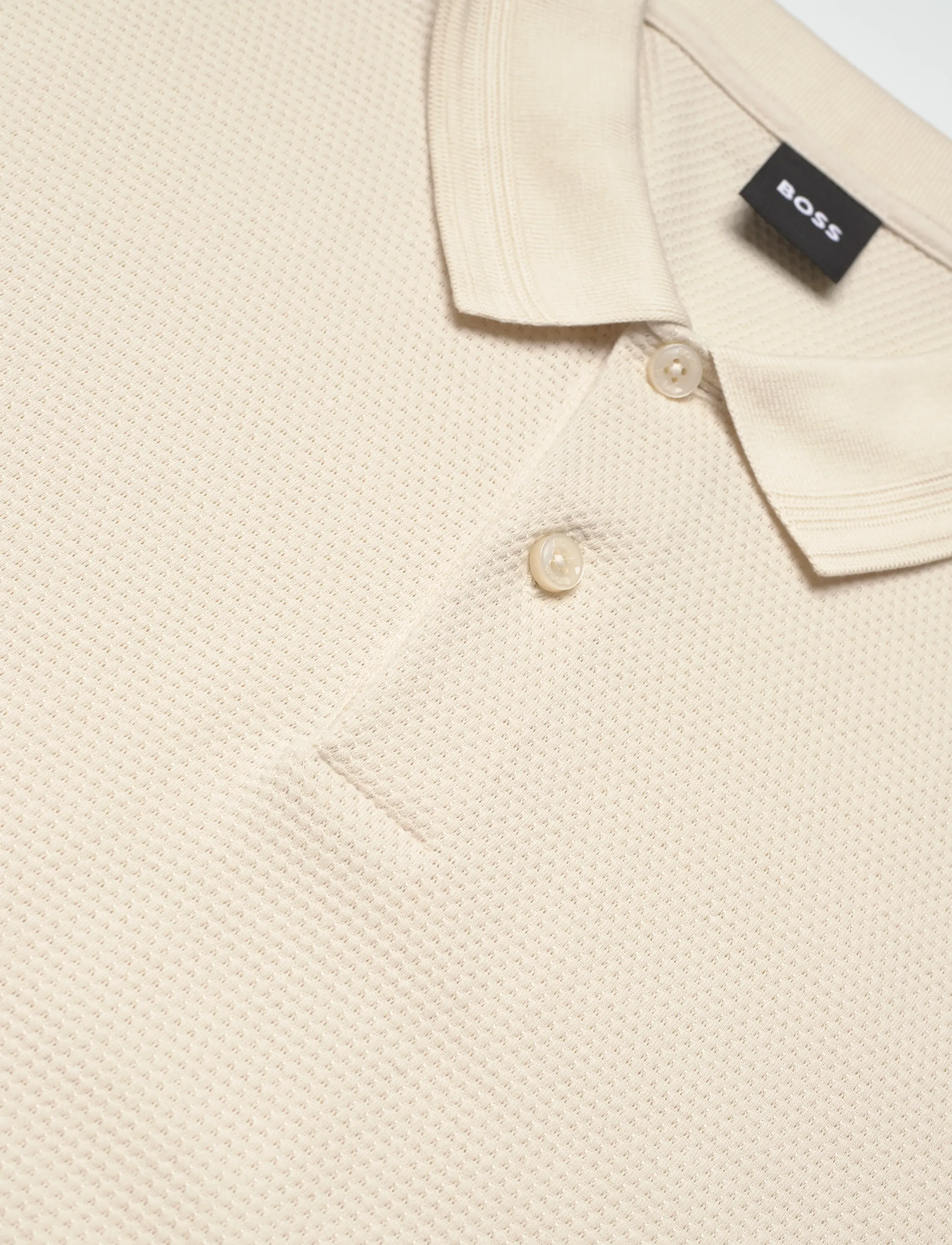 BOSS - Pittman 240 - långärmade pikéer - open white - 2