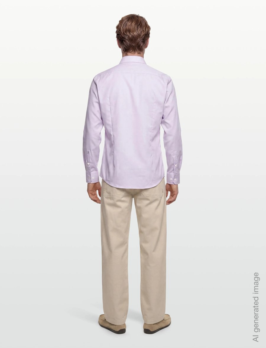 BOSS - H-HANK-SP-B1-C1-261 - formal shirts - open purple - 4