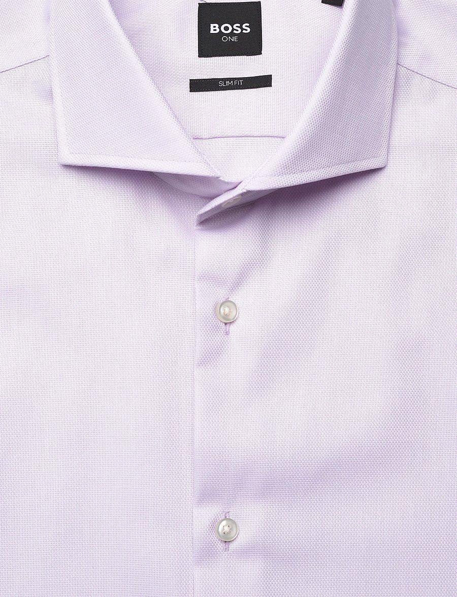 BOSS - H-HANK-SP-B1-C1-261 - formal shirts - open purple - 5
