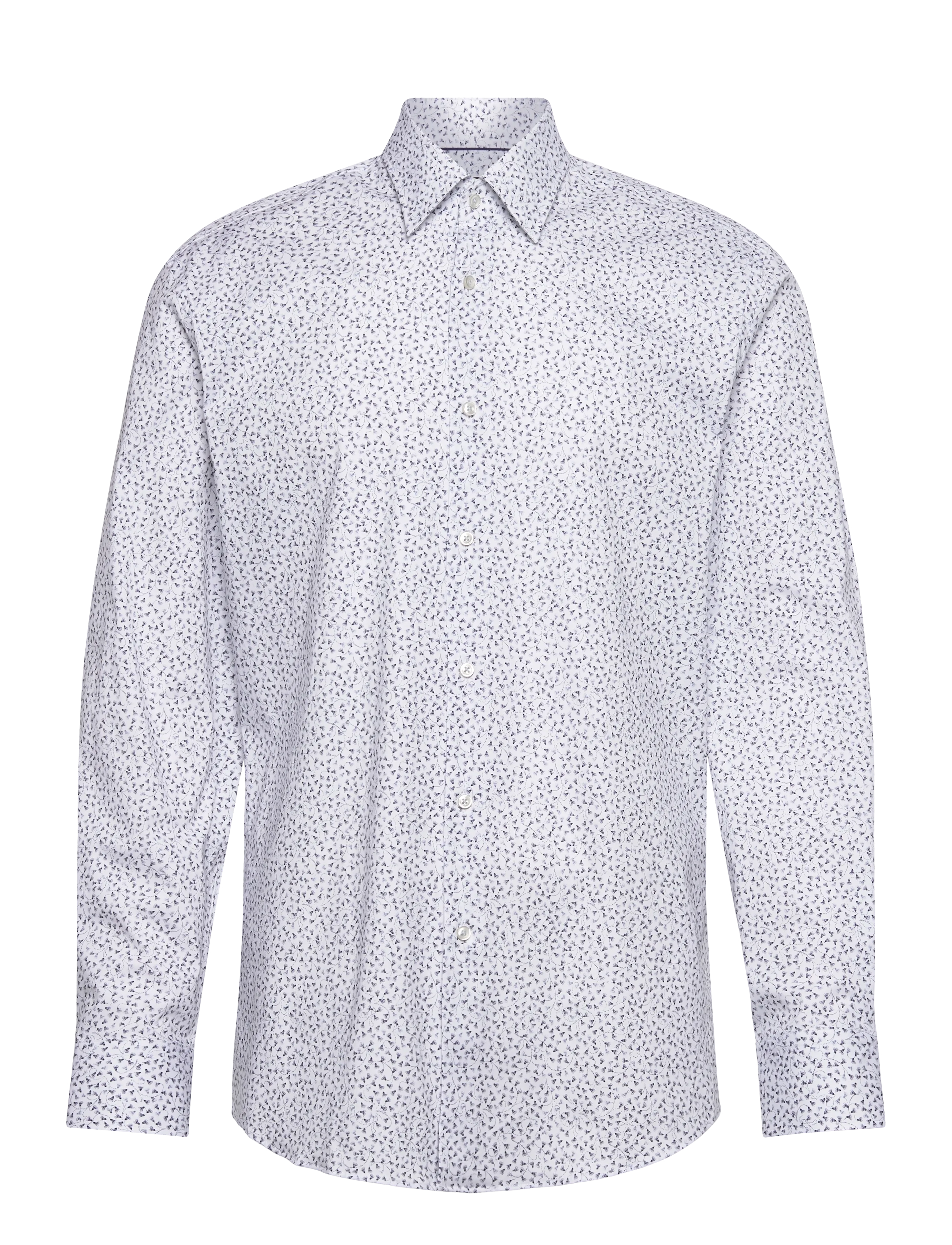 BOSS H-HANK-K-C1-261 - Hemden mit Muster - MEDIUM BLUE / white