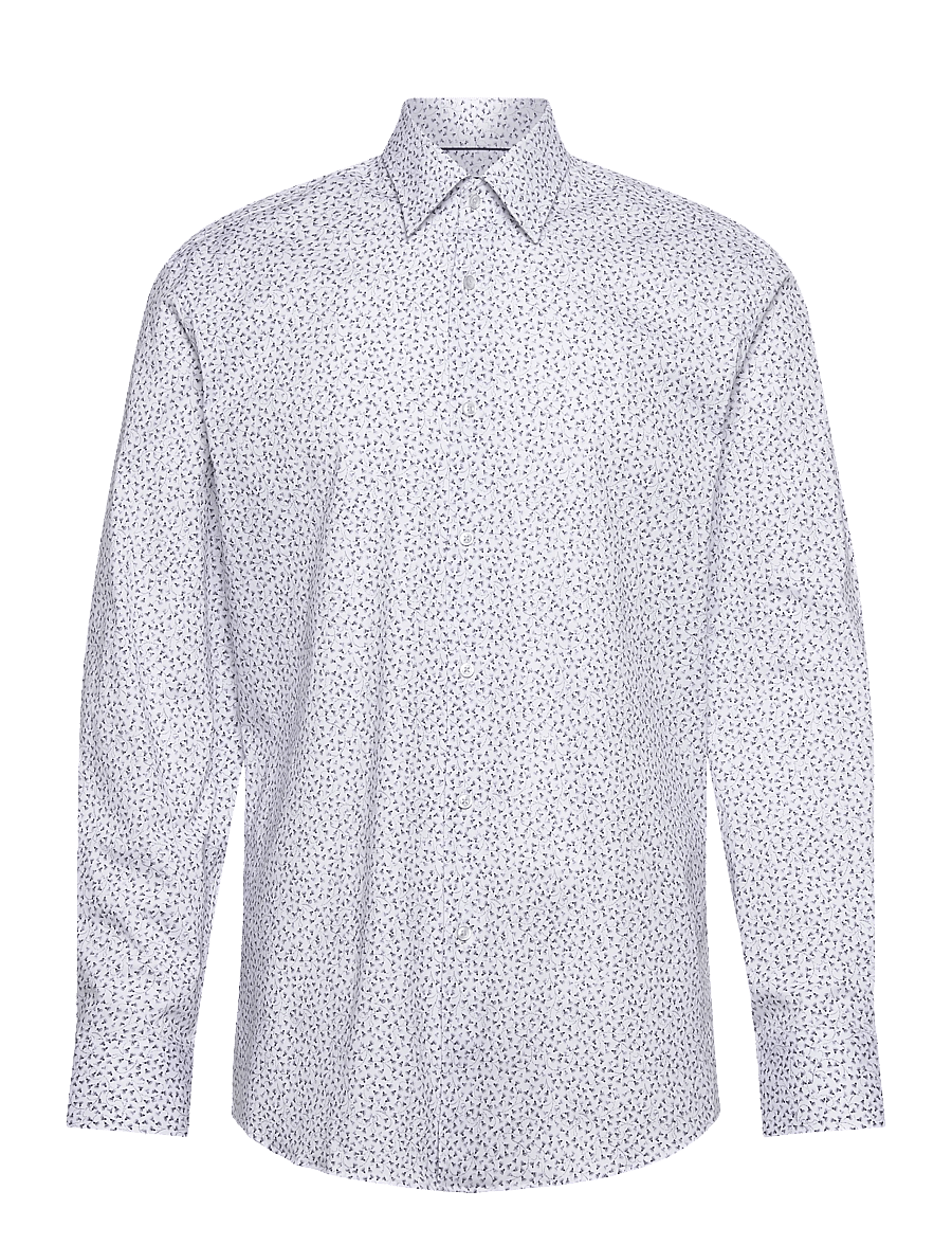 BOSS - H-HANK-K-C1-261 - chemises à motifs - medium blue - 0