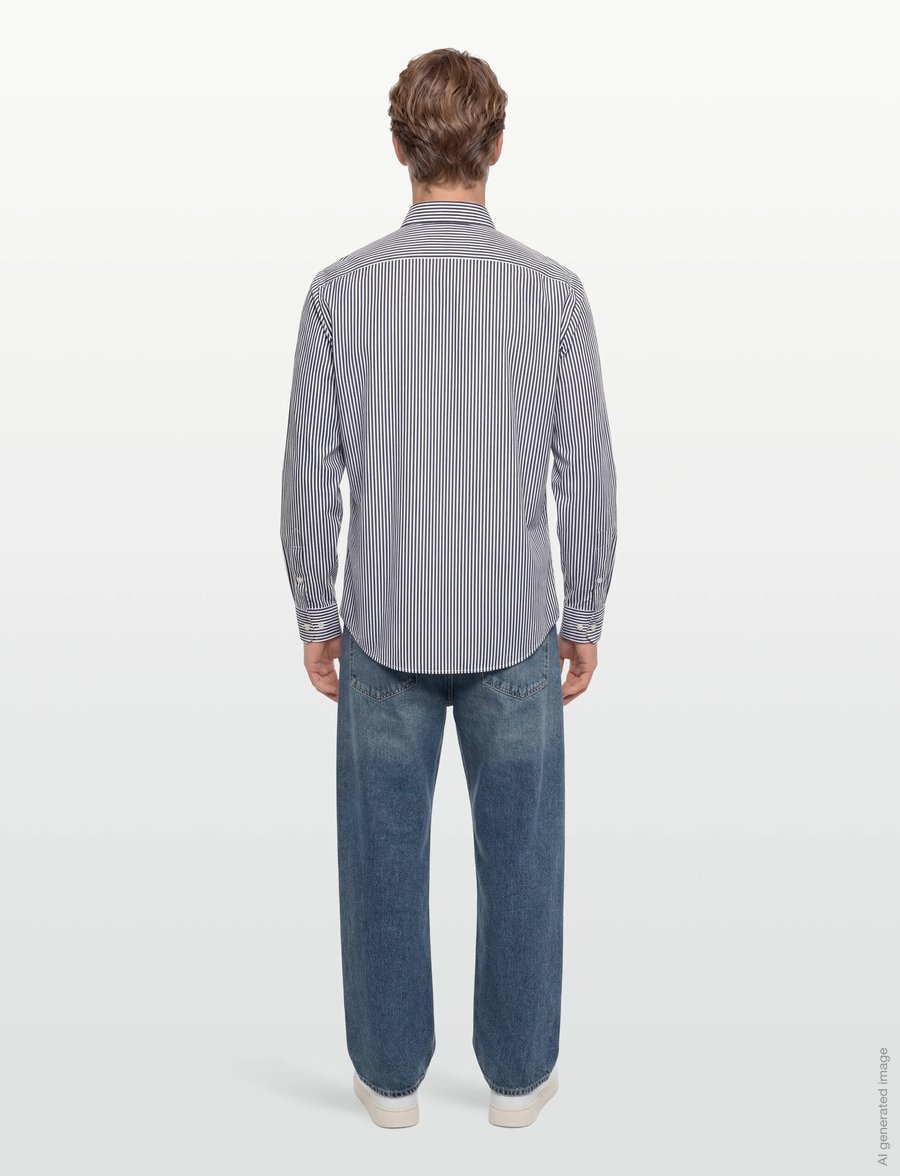 BOSS - H-JOE-K-C1-261 - gestreifte hemden - dark blue - 4