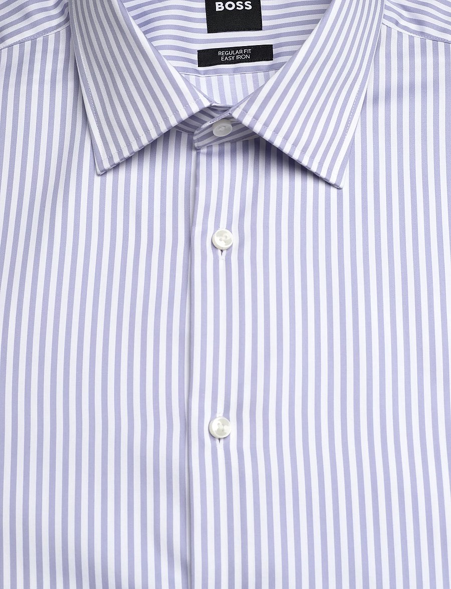 BOSS - H-JOE-K-C1-261 - gestreifte hemden - light/pastel purple - 2