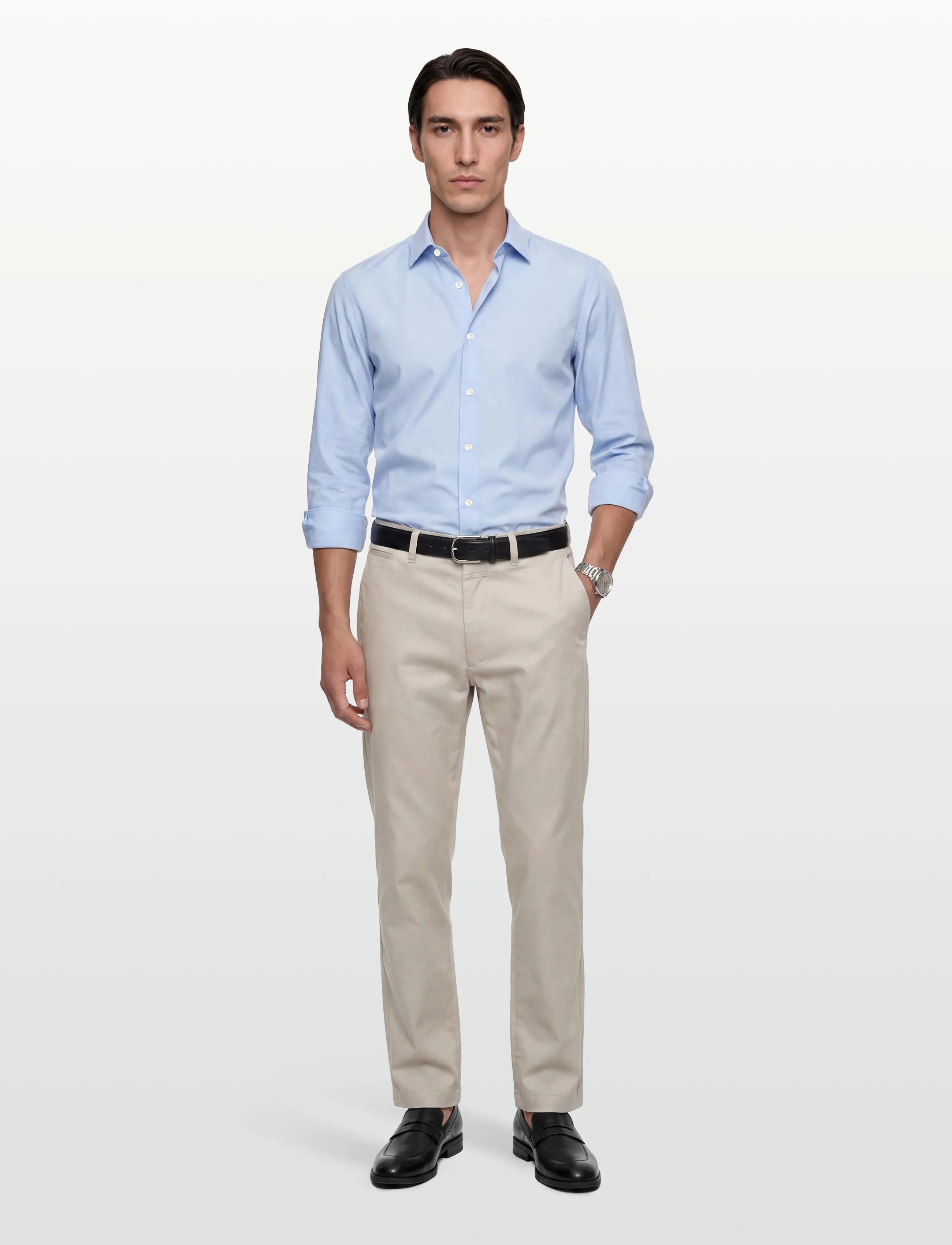 BOSS P-HANK-S-K-261 - Skjorter - LIGHT/PASTEL BLUE / blue