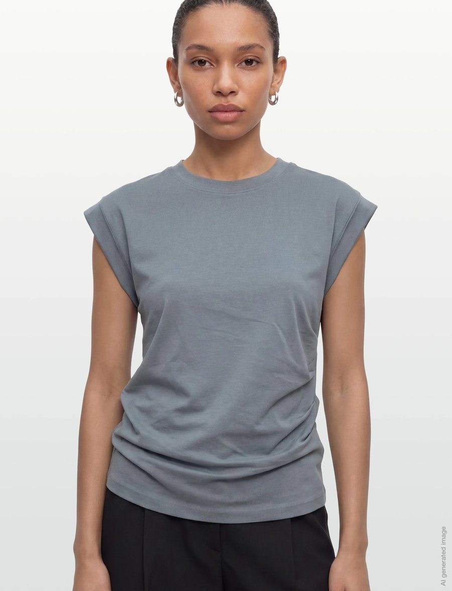 BOSS - Epka - Ärmellose tops - bright blue - 3