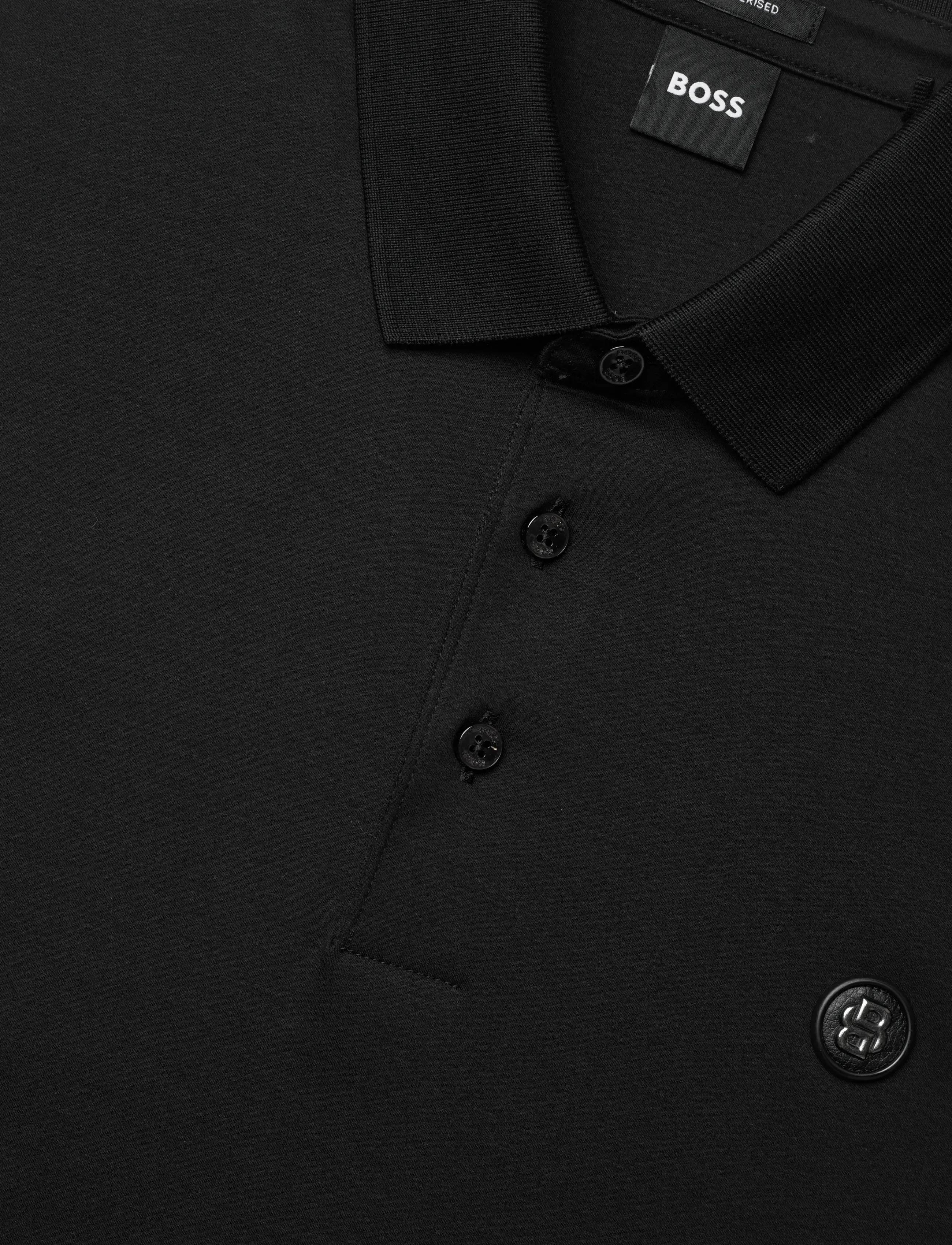 BOSS - C-Parris 01 - short-sleeved polos - black - 2