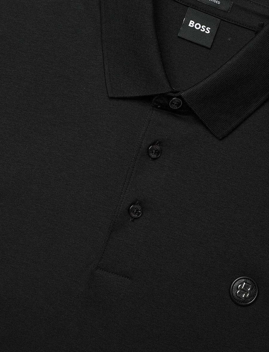 BOSS - C-Parris 01 - lühikeste varrukatega polod - black - 2