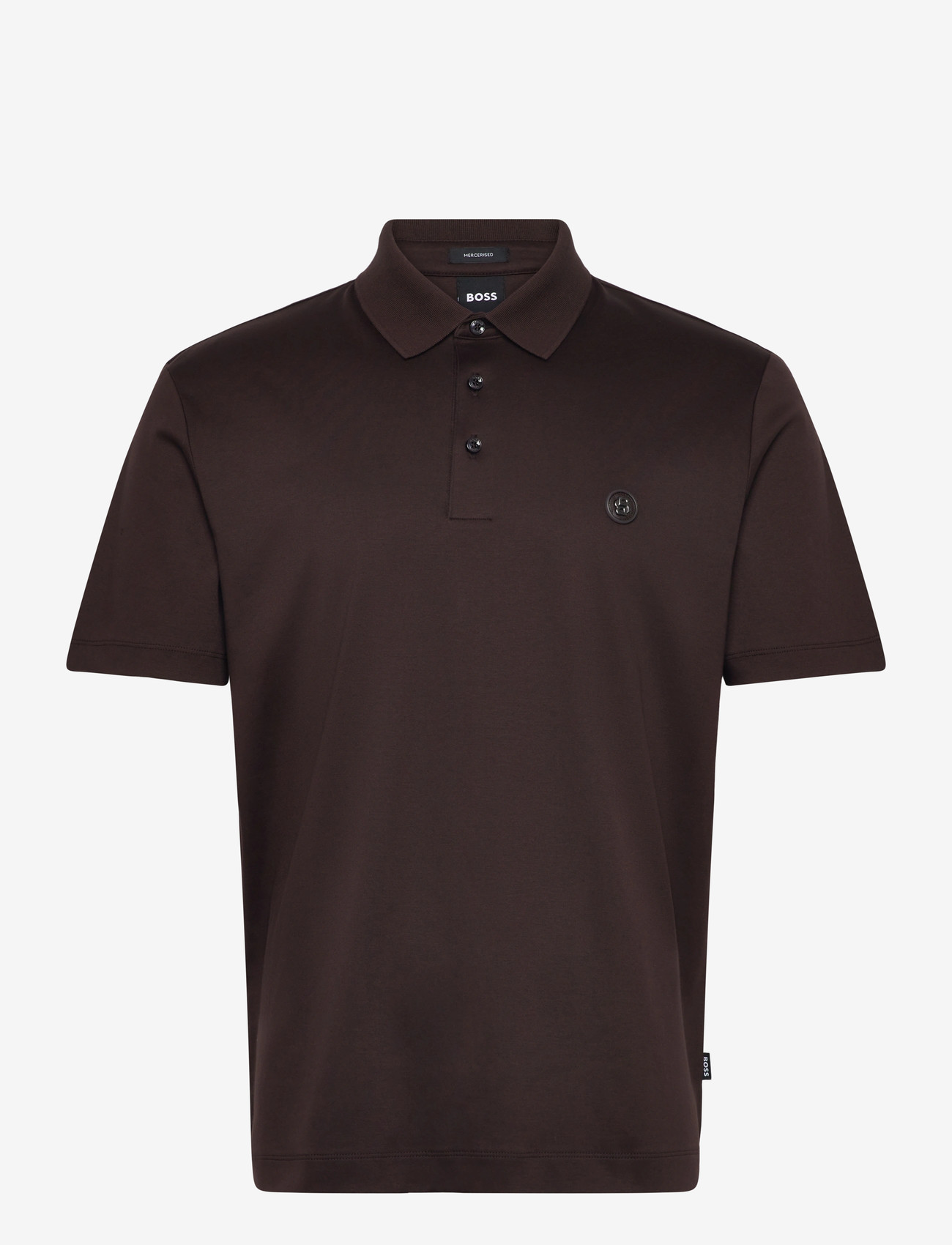 BOSS - C-Parris 01 - kortærmede poloer - dark brown - 0