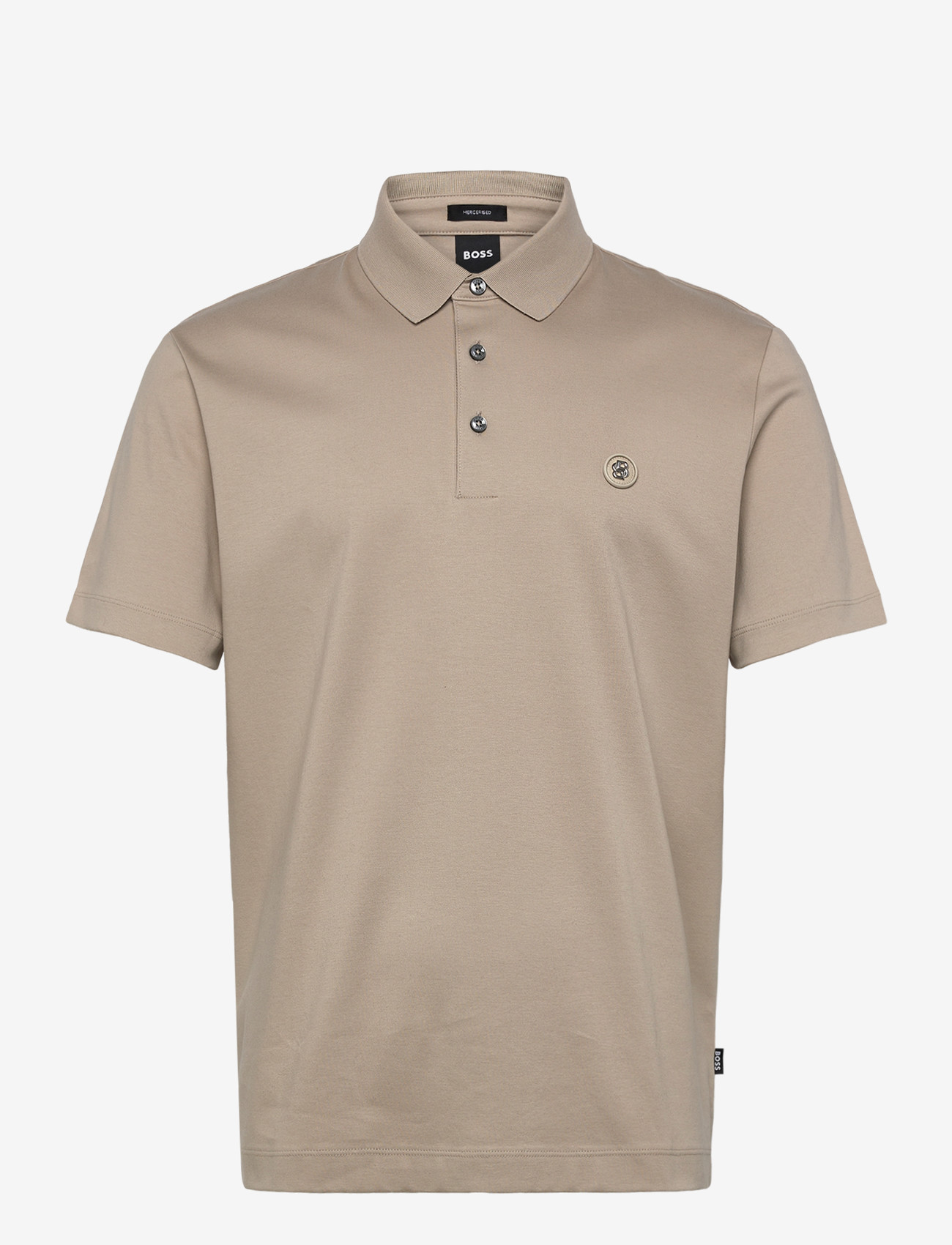 BOSS - C-Parris 01 - kortärmade pikéer - open beige - 0