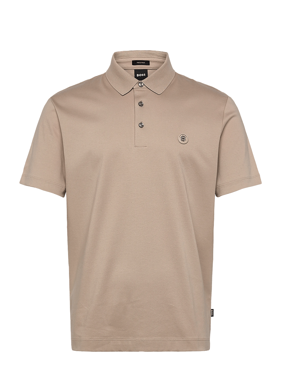 BOSS - C-Parris 01 - lühikeste varrukatega polod - open beige - 1