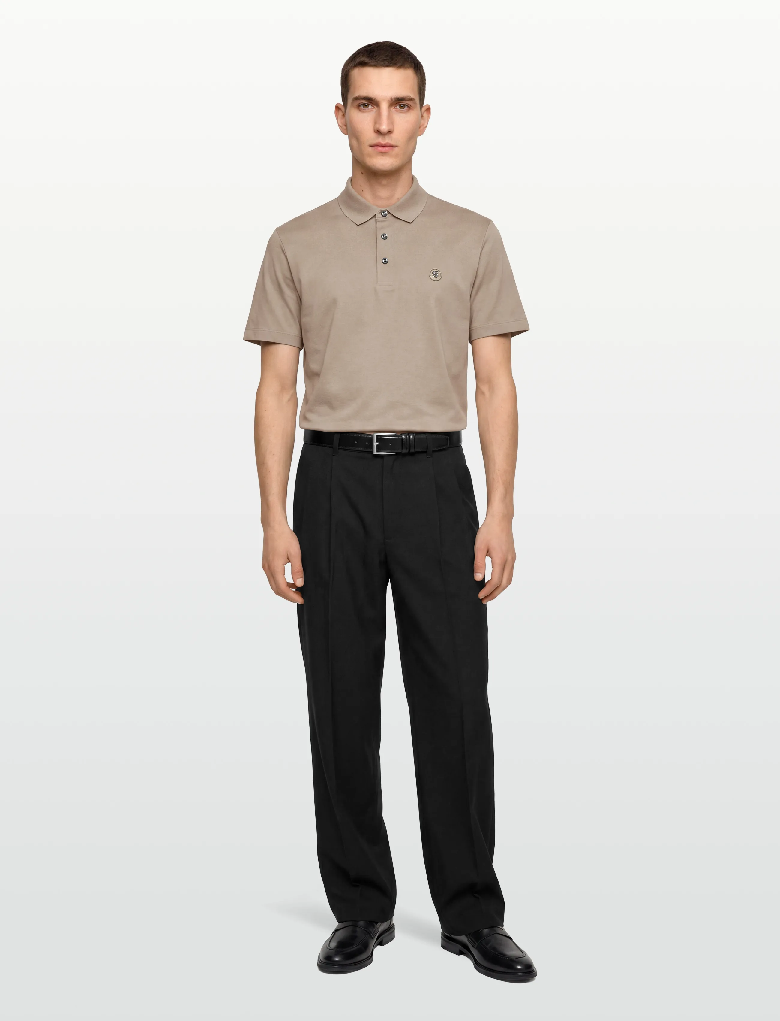 BOSS C-Parris 01, M, Beige, Poloer > Kortærmede, Herre