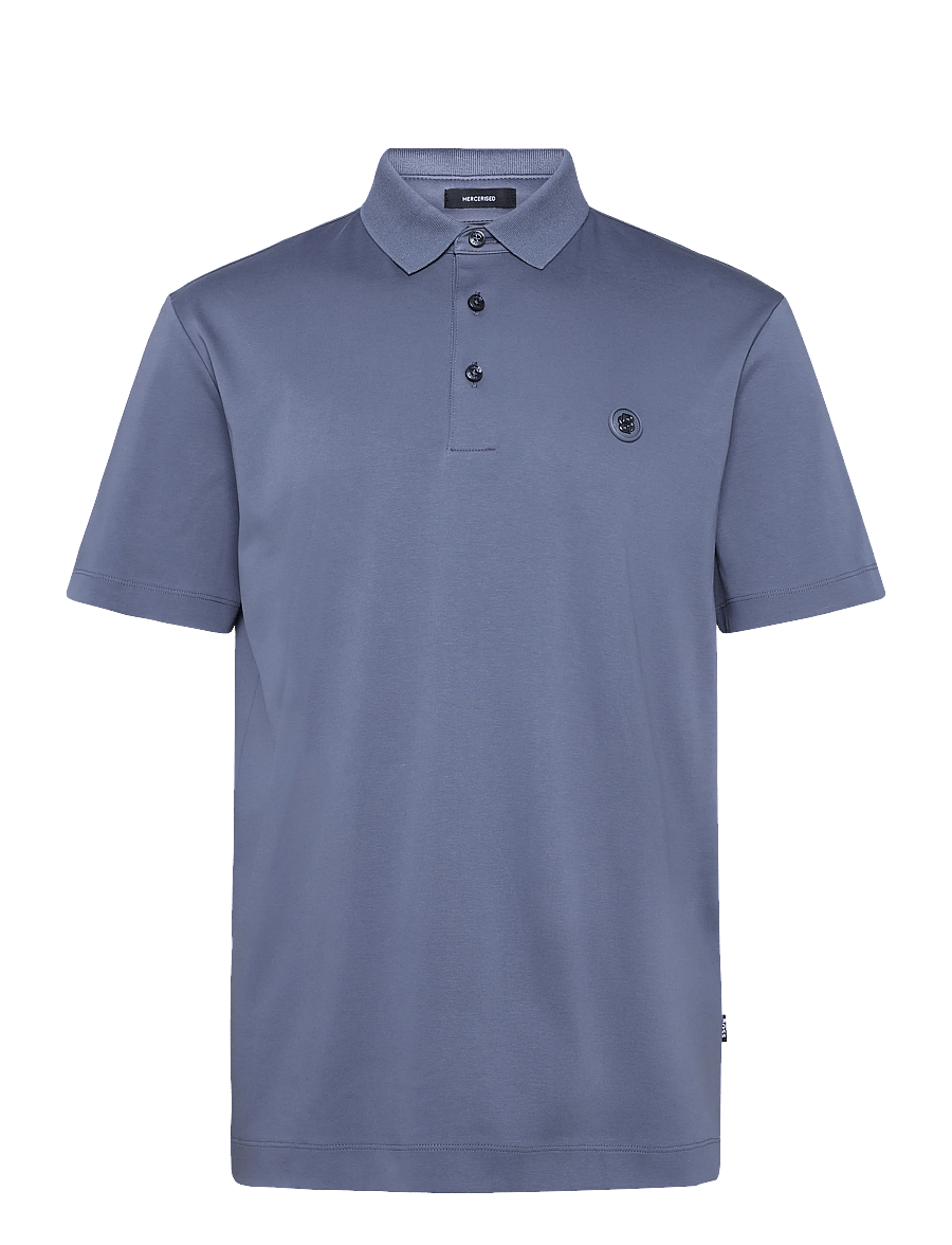 BOSS - C-Parris 01 - lühikeste varrukatega polod - open blue - 0
