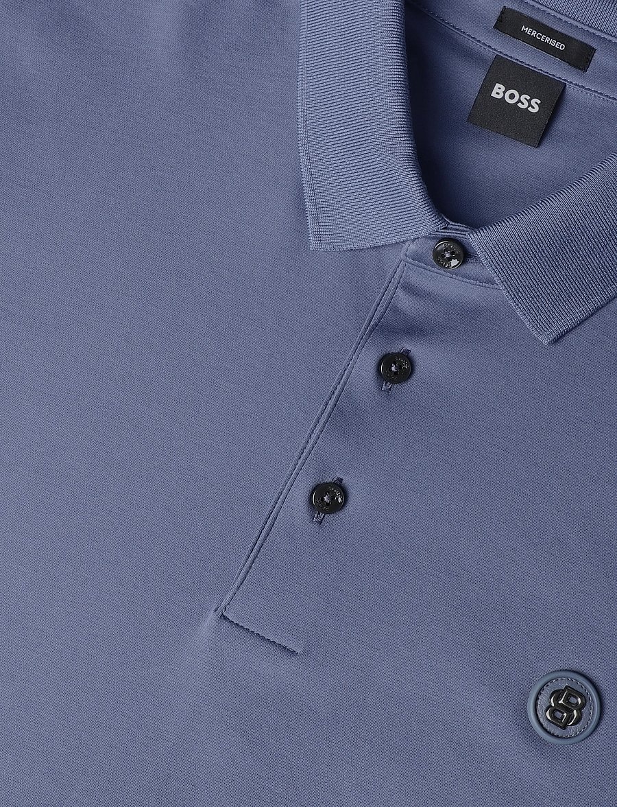 BOSS - C-Parris 01 - lühikeste varrukatega polod - open blue - 2