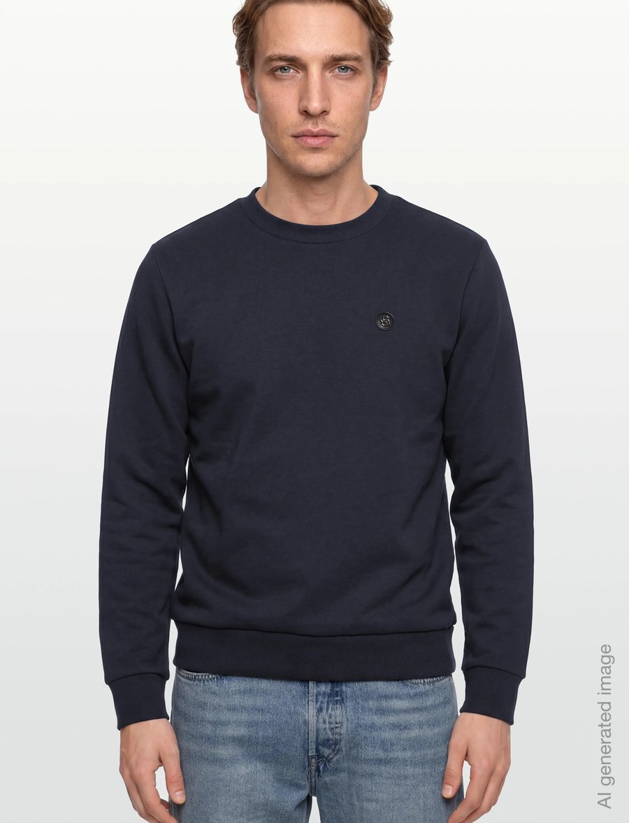 BOSS - C-Sharpe 01 - langærmede t-shirts - dark blue - 3