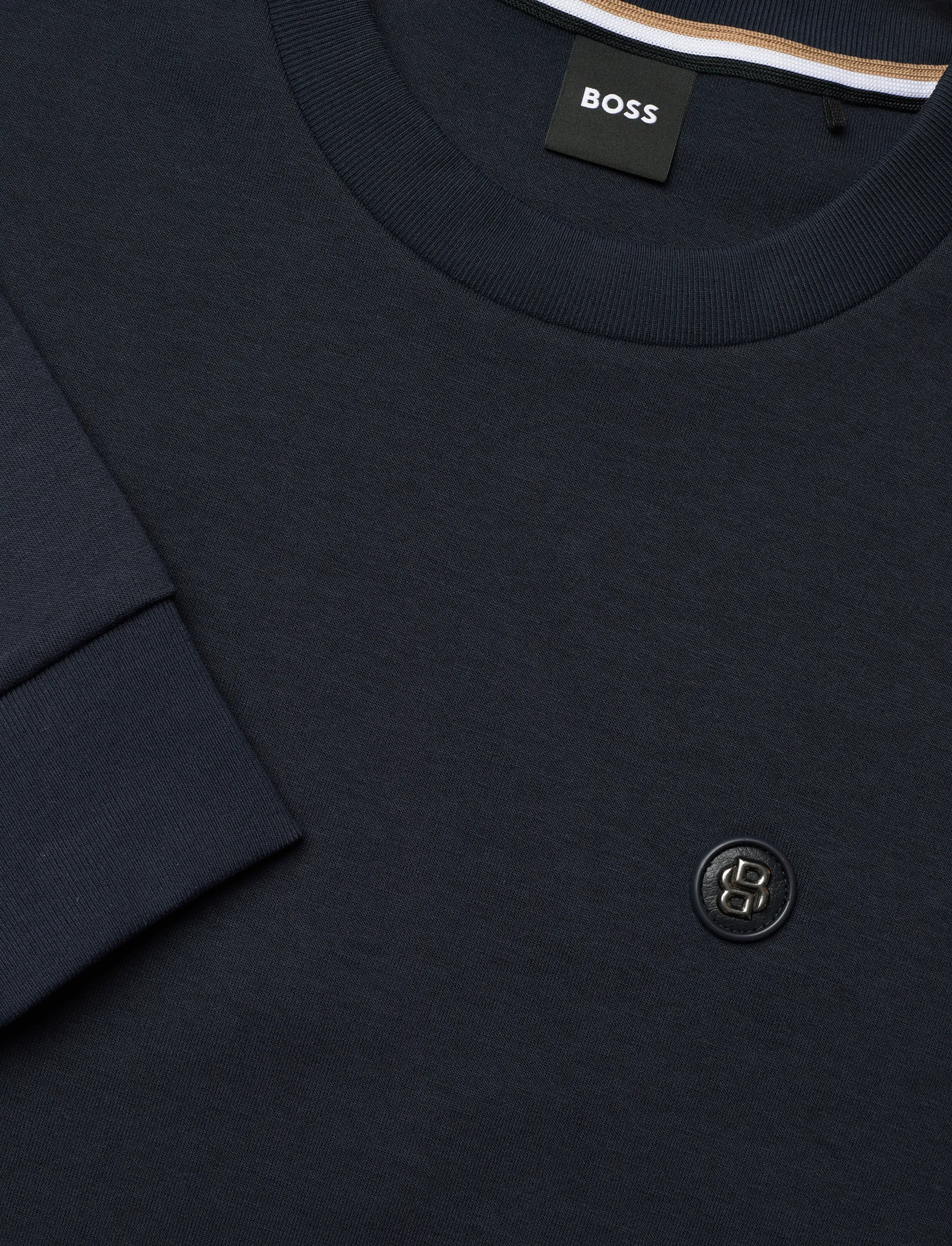 BOSS - C-Sharpe 01 - pikkade varrukatega t-särgid - dark blue - 2