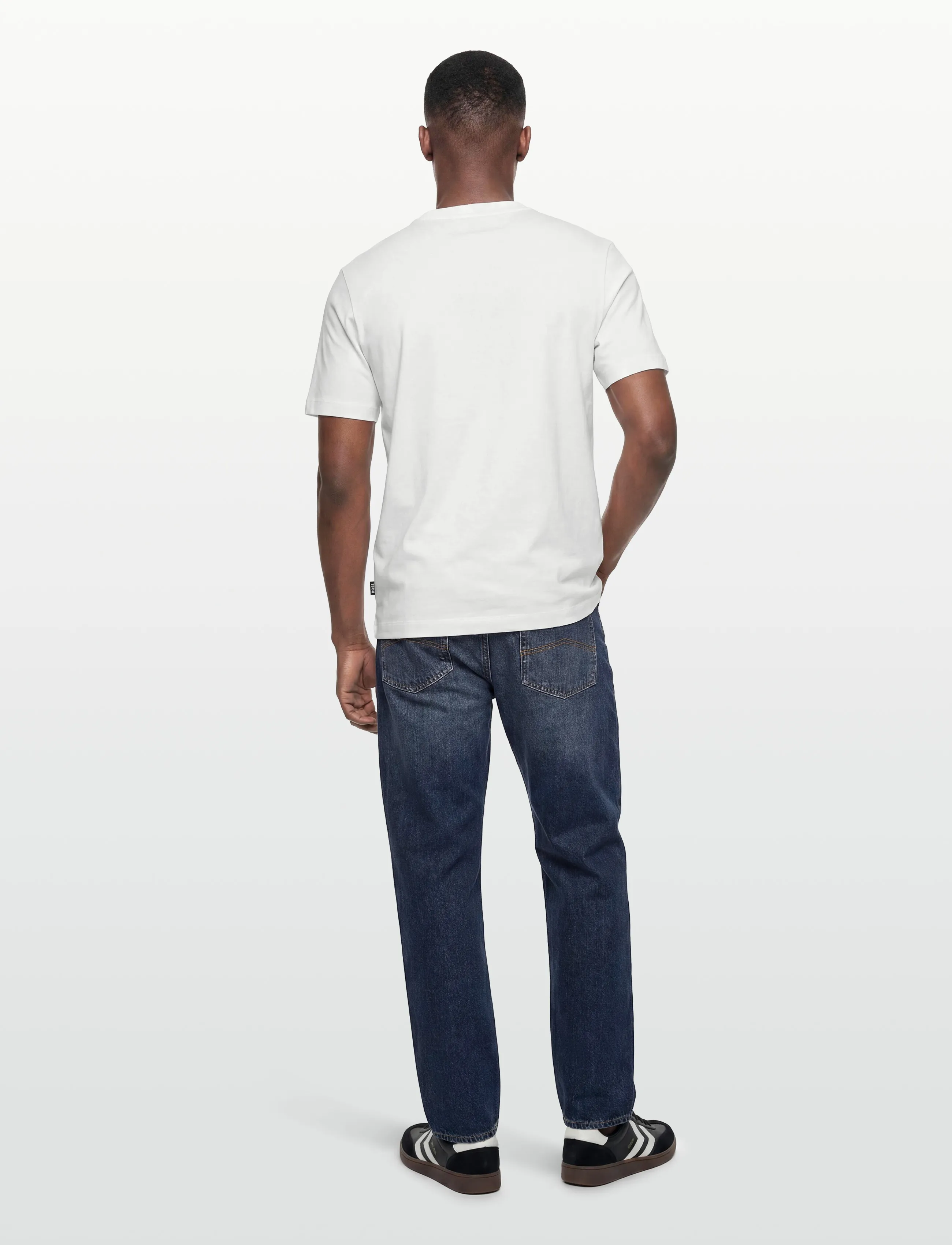 BOSS - C-Taut 01 - short-sleeved t-shirts - white - 4