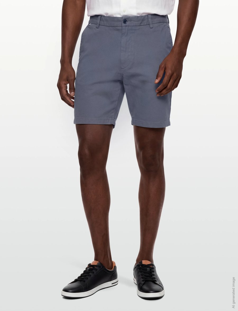 BOSS - H-Kane1-Shorts - chinos shorts - open blue - 3