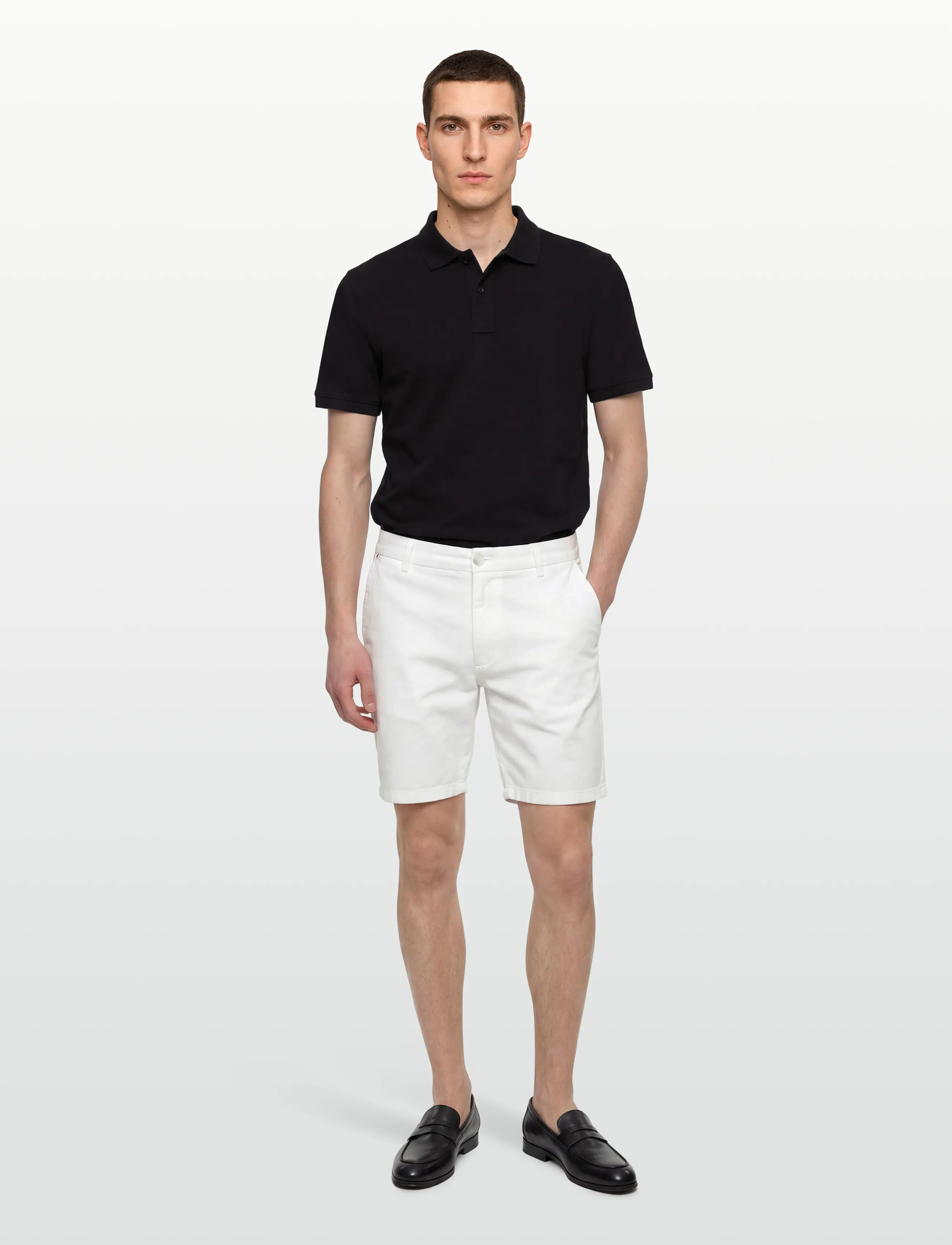 BOSS H-Kane1-Shorts, 31, Shorts, Weiß - Chinos Männerswear