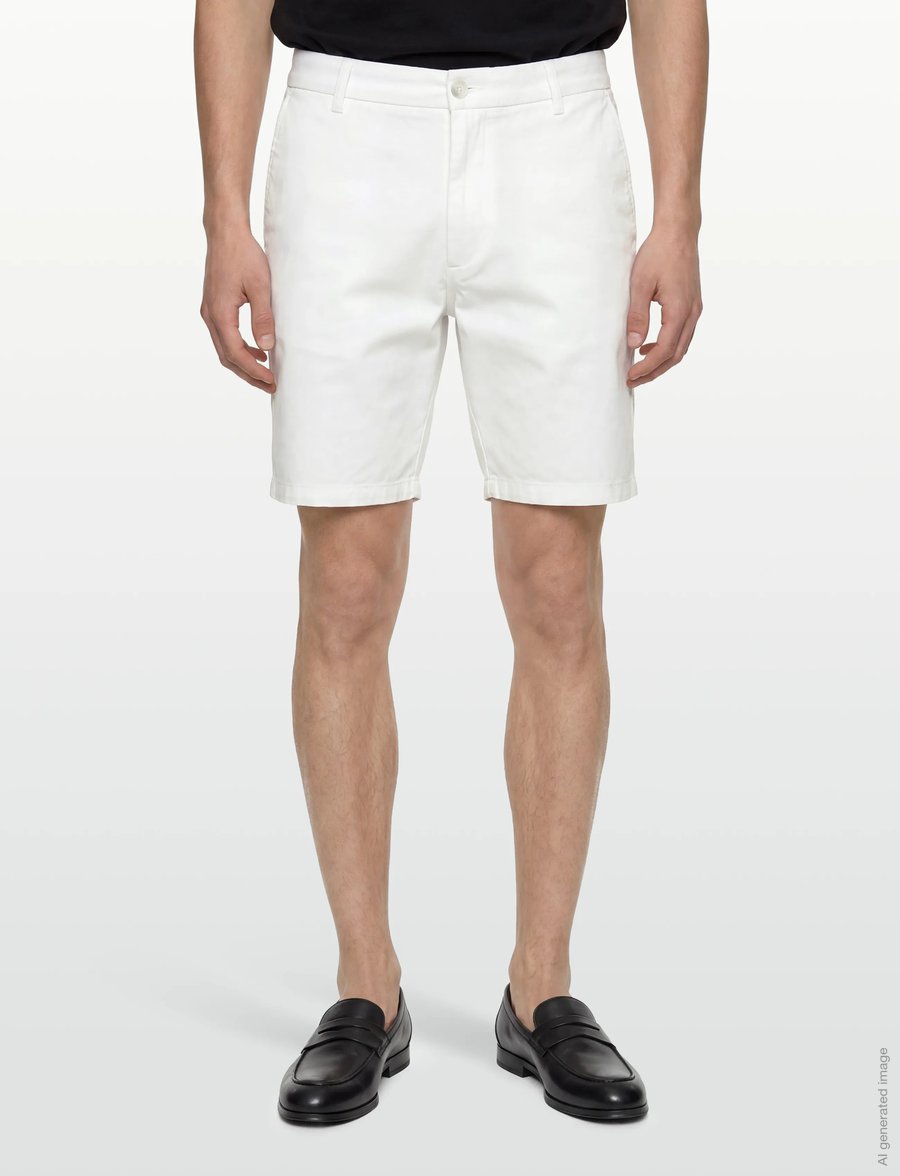 BOSS - H-Kane1-Shorts - chinos shorts - white - 3