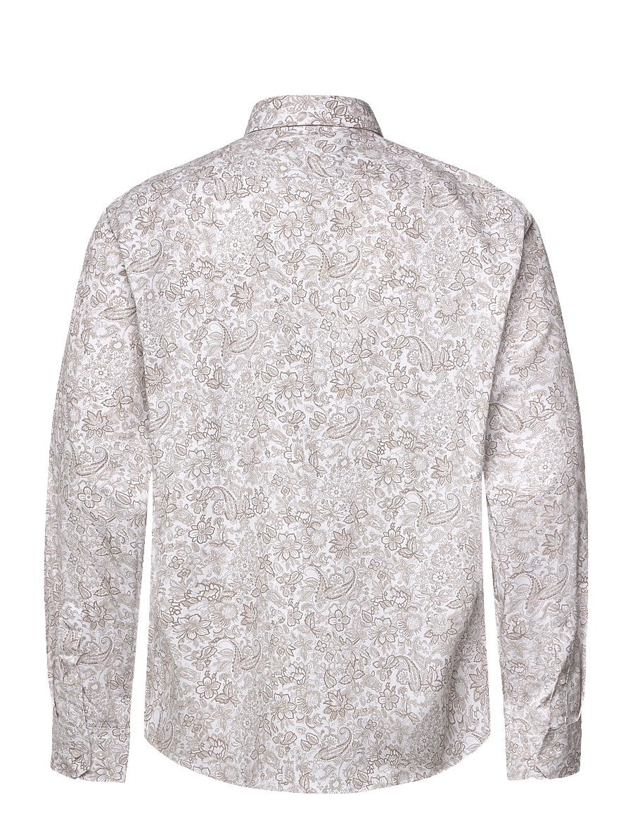 BOSS - H-JOE-K-C1-261 - mönstrade skjortor - dark beige - 1