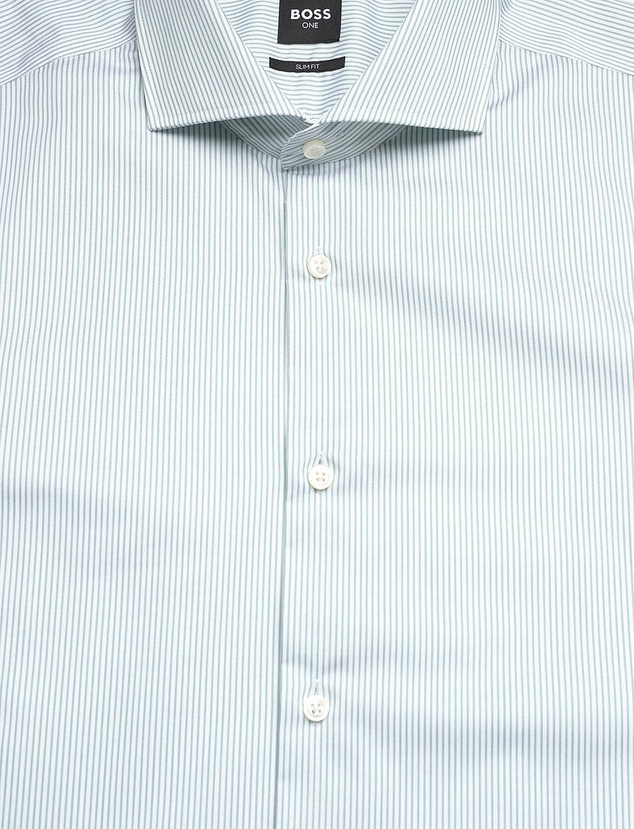 BOSS - H-HANK-SP-B1-C1-261 - kostymskjortor - open green - 2