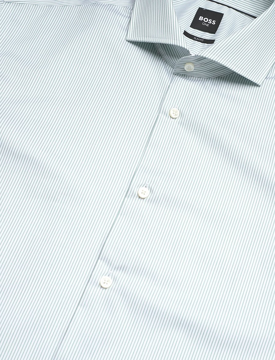 BOSS - H-HANK-SP-B1-C1-261 - kostymskjortor - open green - 3