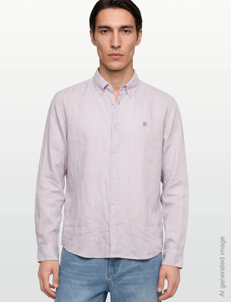 BOSS - H-LIAM-BD-E-C1-261 - hørskjorter - light/pastel purple - 3