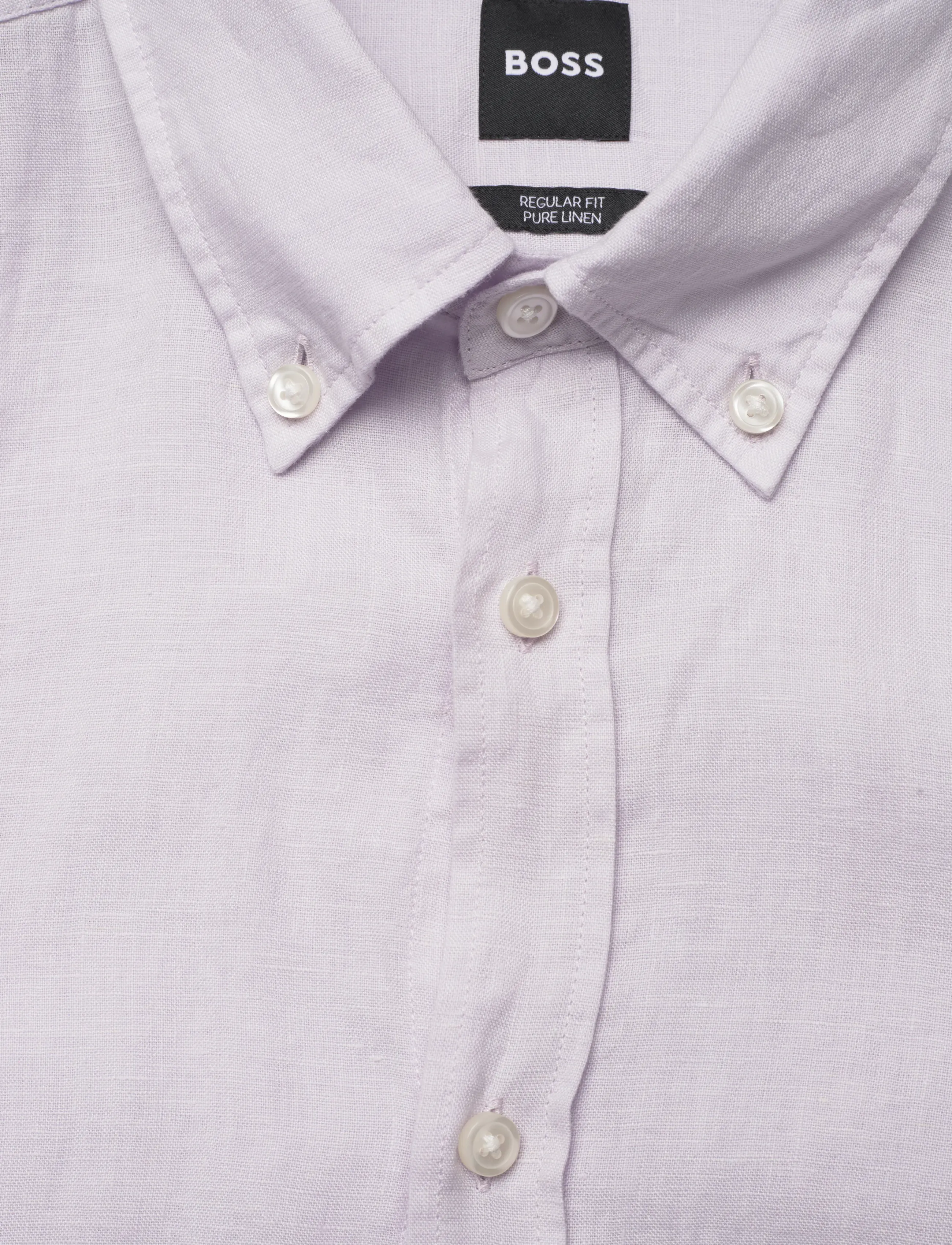 BOSS - H-LIAM-BD-E-C1-261 - linen shirts - light/pastel purple - 2