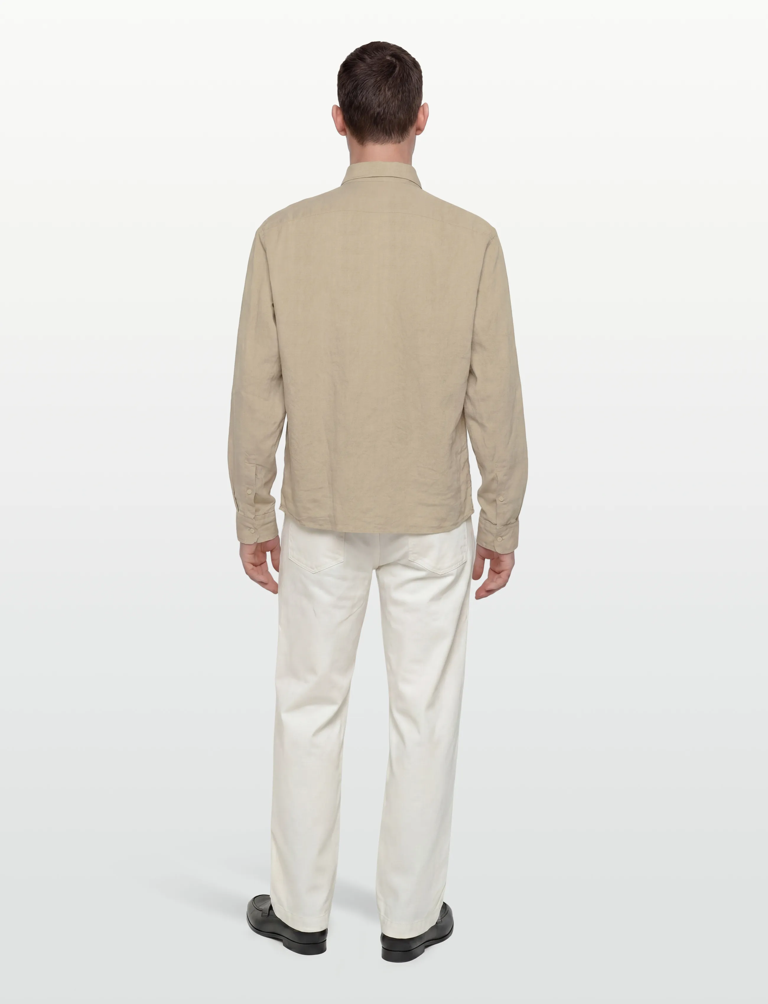 BOSS - H-LIAM-BD-E-C1-261 - linneskjortor - open beige - 4