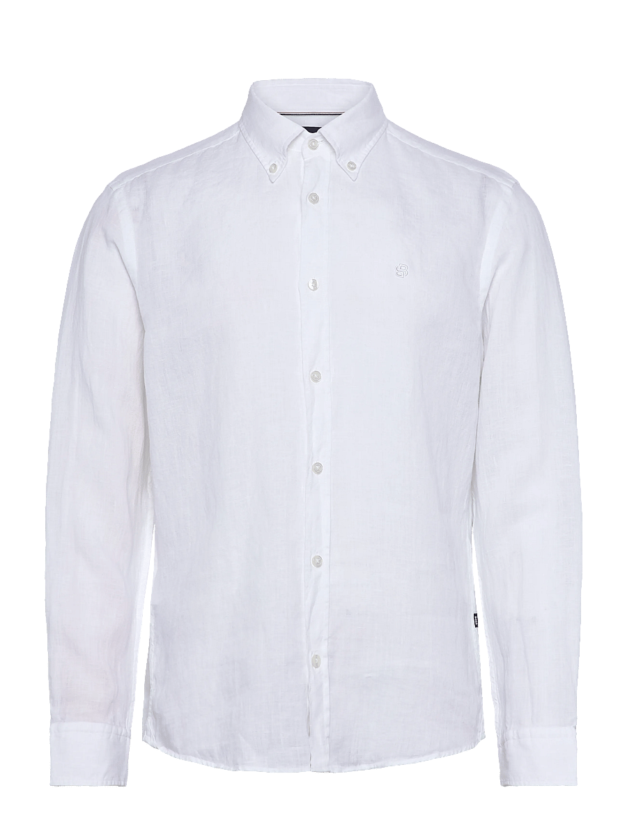 BOSS - H-LIAM-BD-E-C1-261 - linen shirts - white - 1