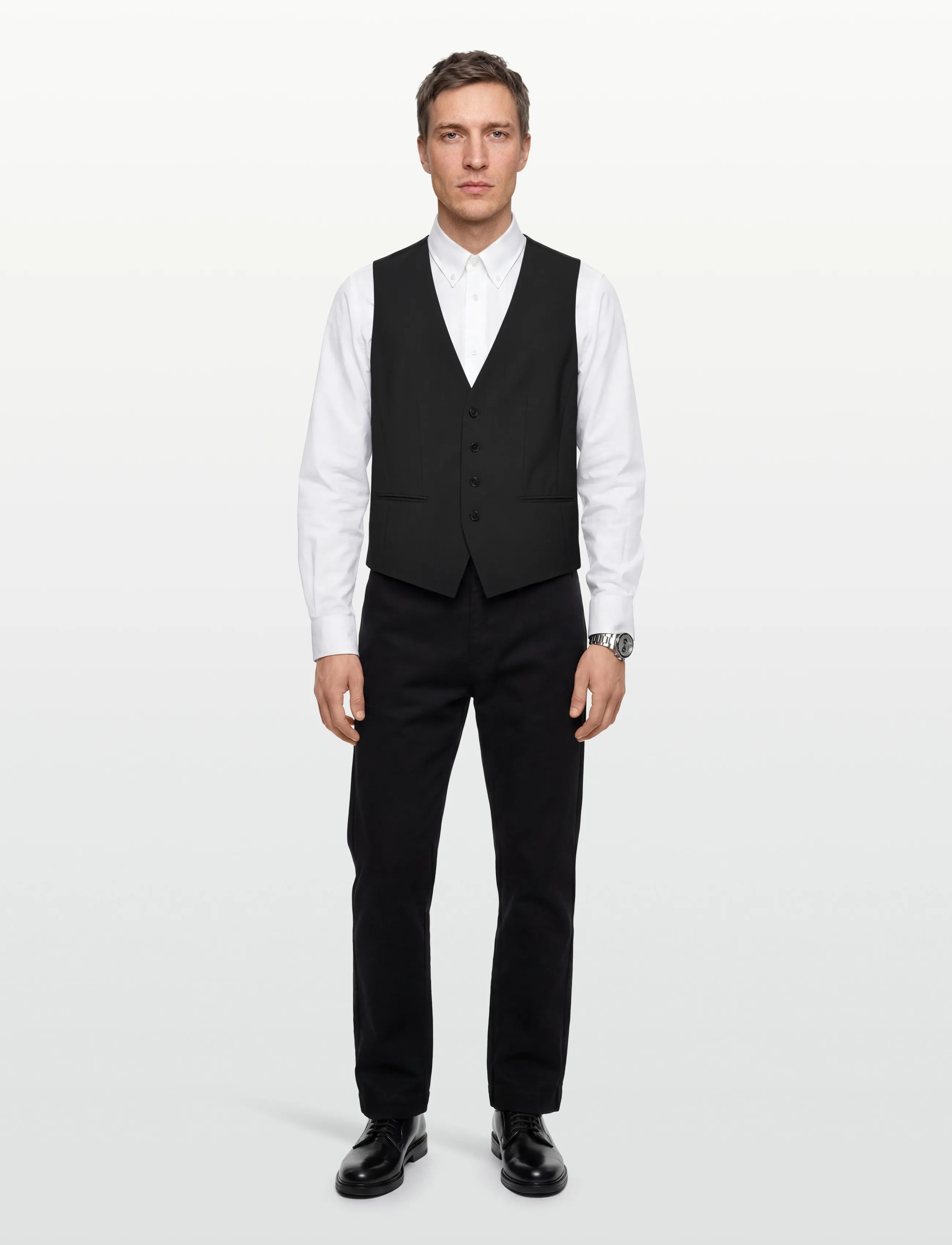 BOSS H-Jasper-Vest-Mm-Cnf, 56, Black, Designere > Veste, Herre