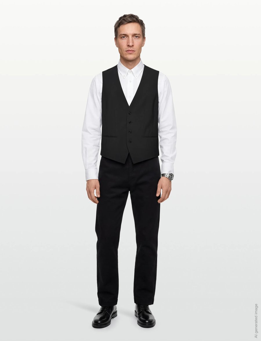 BOSS - H-Jasper-Vest-MM-CNF - westen - black - 0