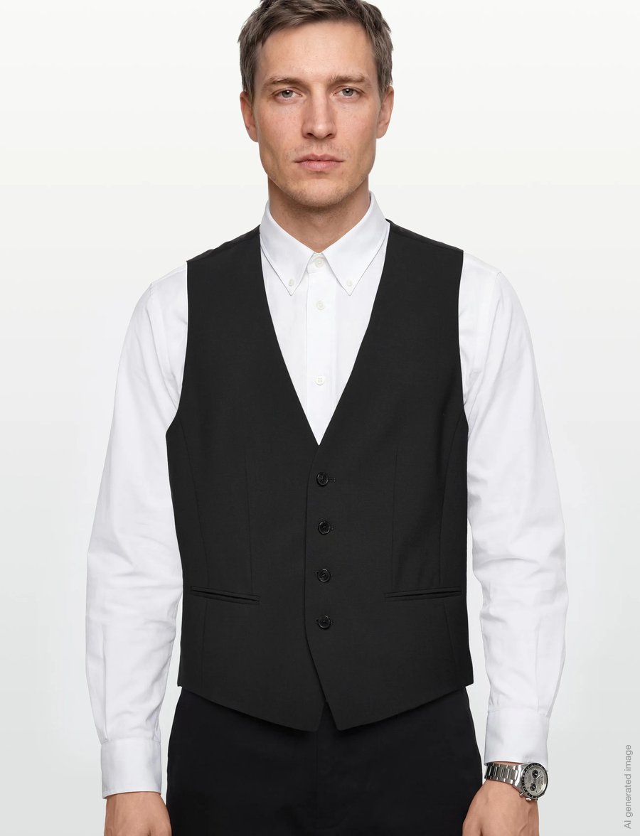 BOSS - H-Jasper-Vest-MM-CNF - westen - black - 3