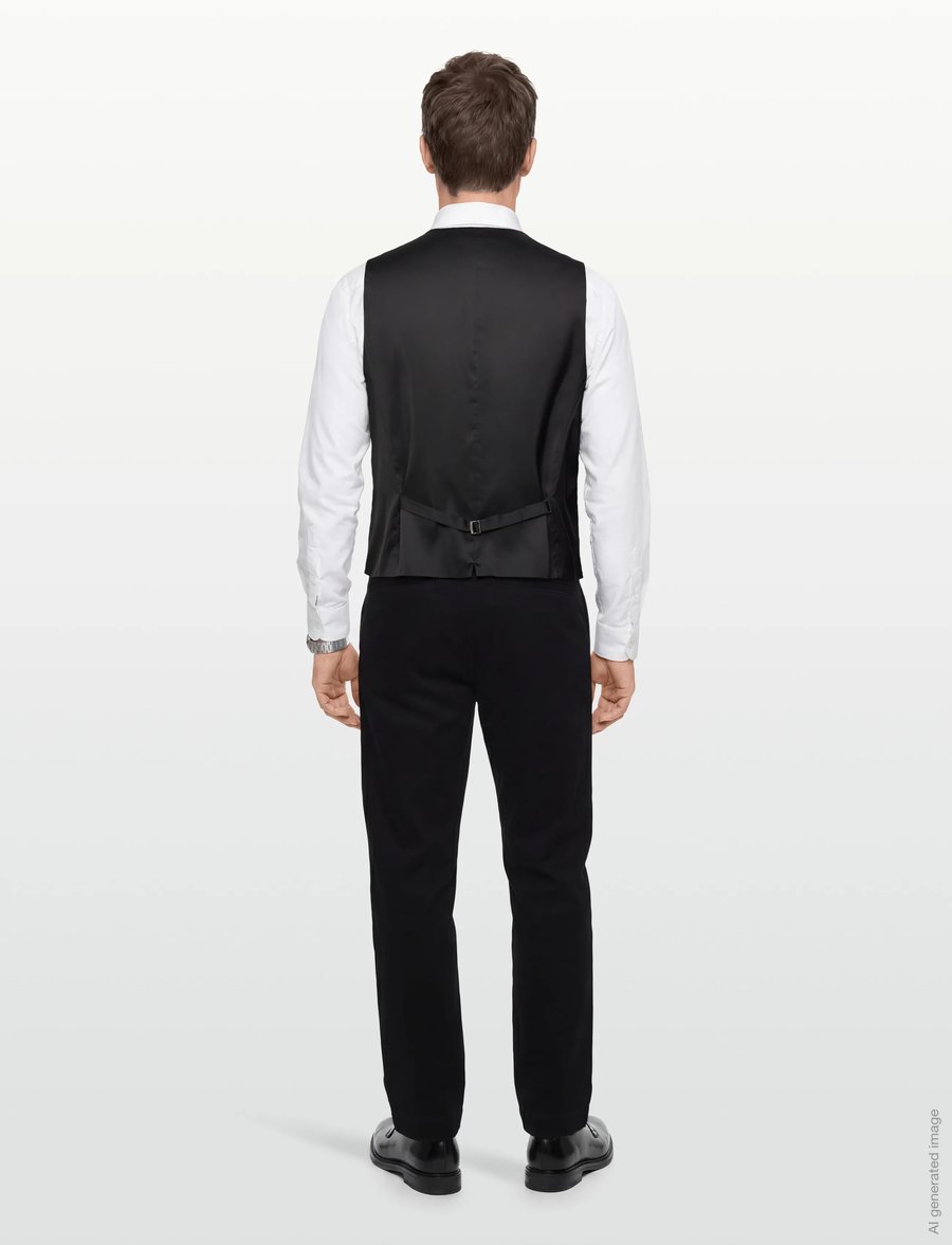 BOSS - H-Jasper-Vest-MM-CNF - westen - black - 4