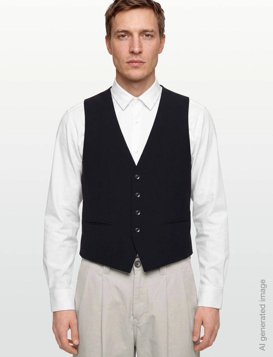 BOSS - H-Jasper-Vest-MM-CNF - westen - dark blue - 3