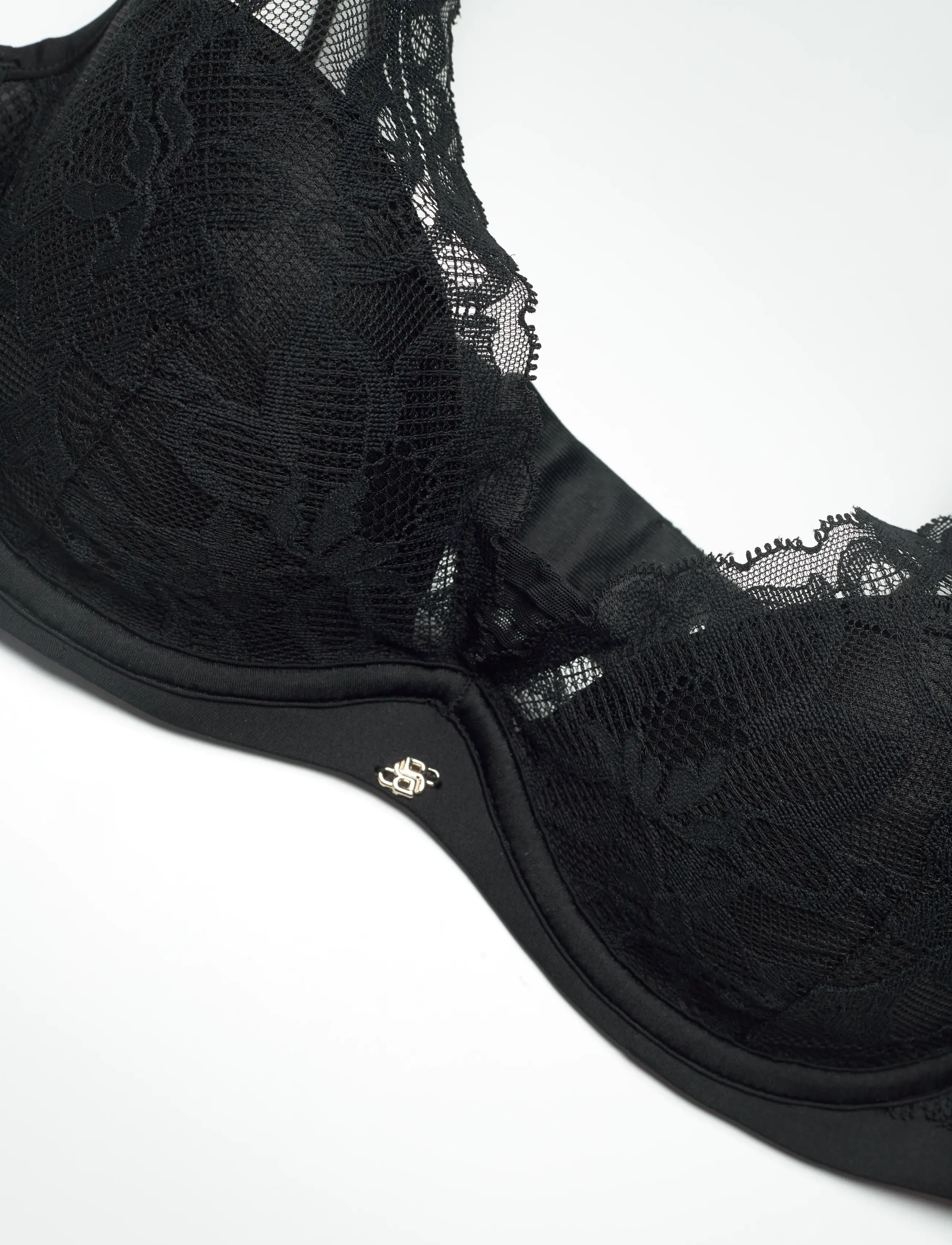 BOSS - HALF PAD_BLOSSOM - push up bh'er - black - 2