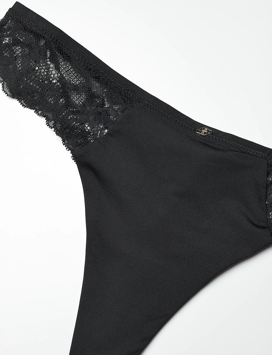 BOSS - THONG_BLOSSOM - stringid - black - 2