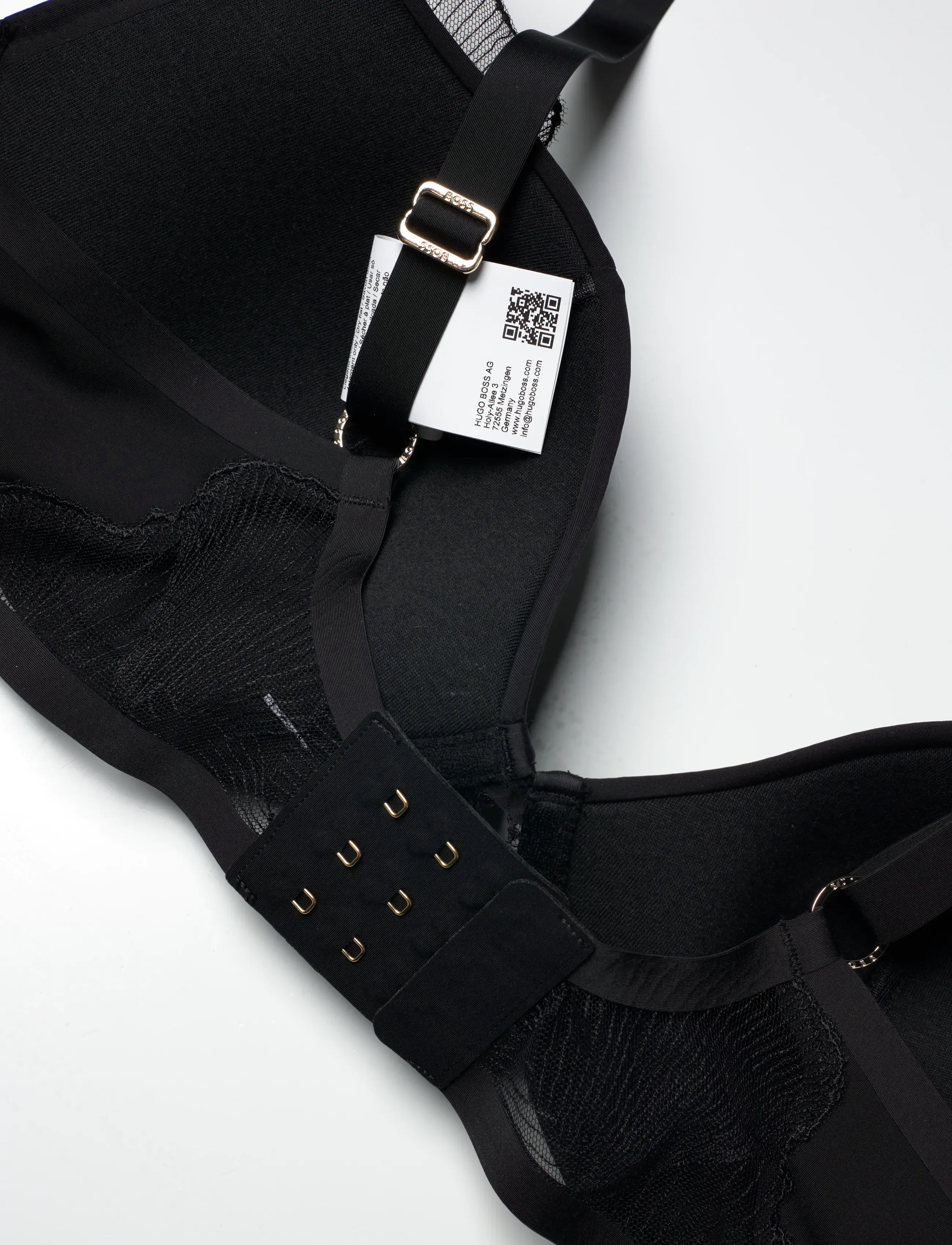 BOSS - SPACER PLUNGE_GINGKO - bøjle-bh’er - black - 3