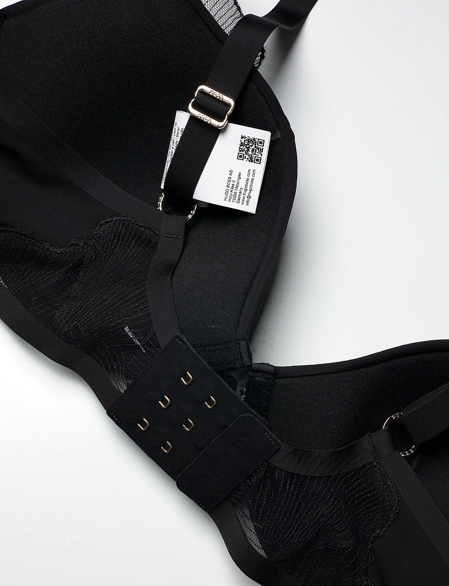 BOSS - SPACER PLUNGE_GINGKO - bøjle-bh’er - black - 3