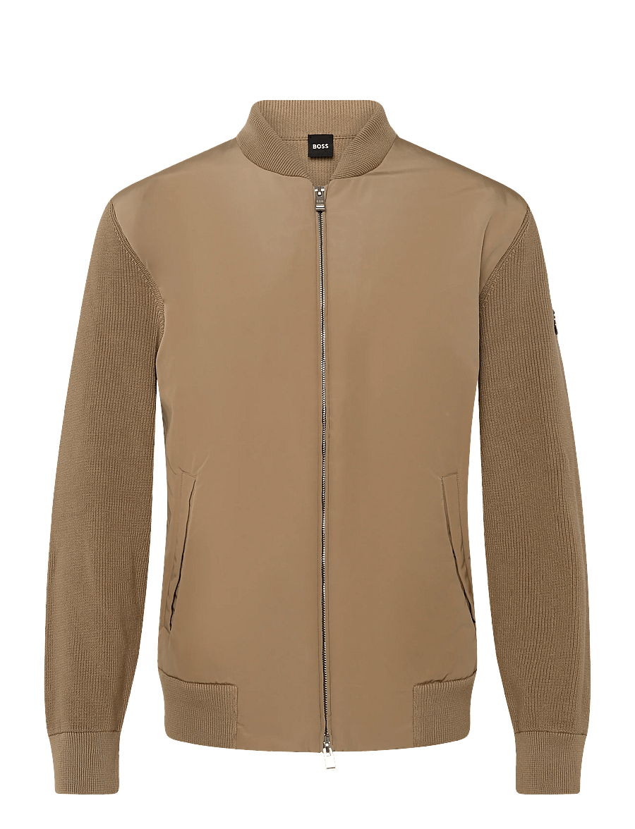 BOSS - C-Ubaio - hybrid-jacken - dark beige - 0