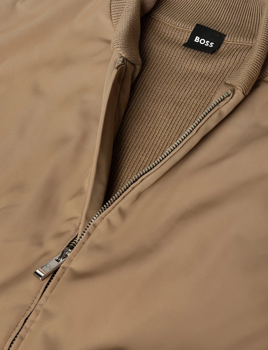 BOSS - C-Ubaio - hybrid-jacken - dark beige - 2