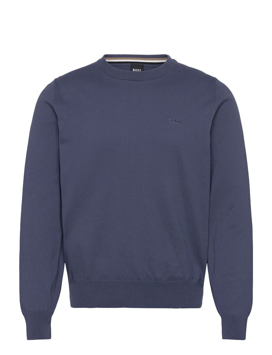 BOSS - Upacas-L - rundhals - open blue - 1