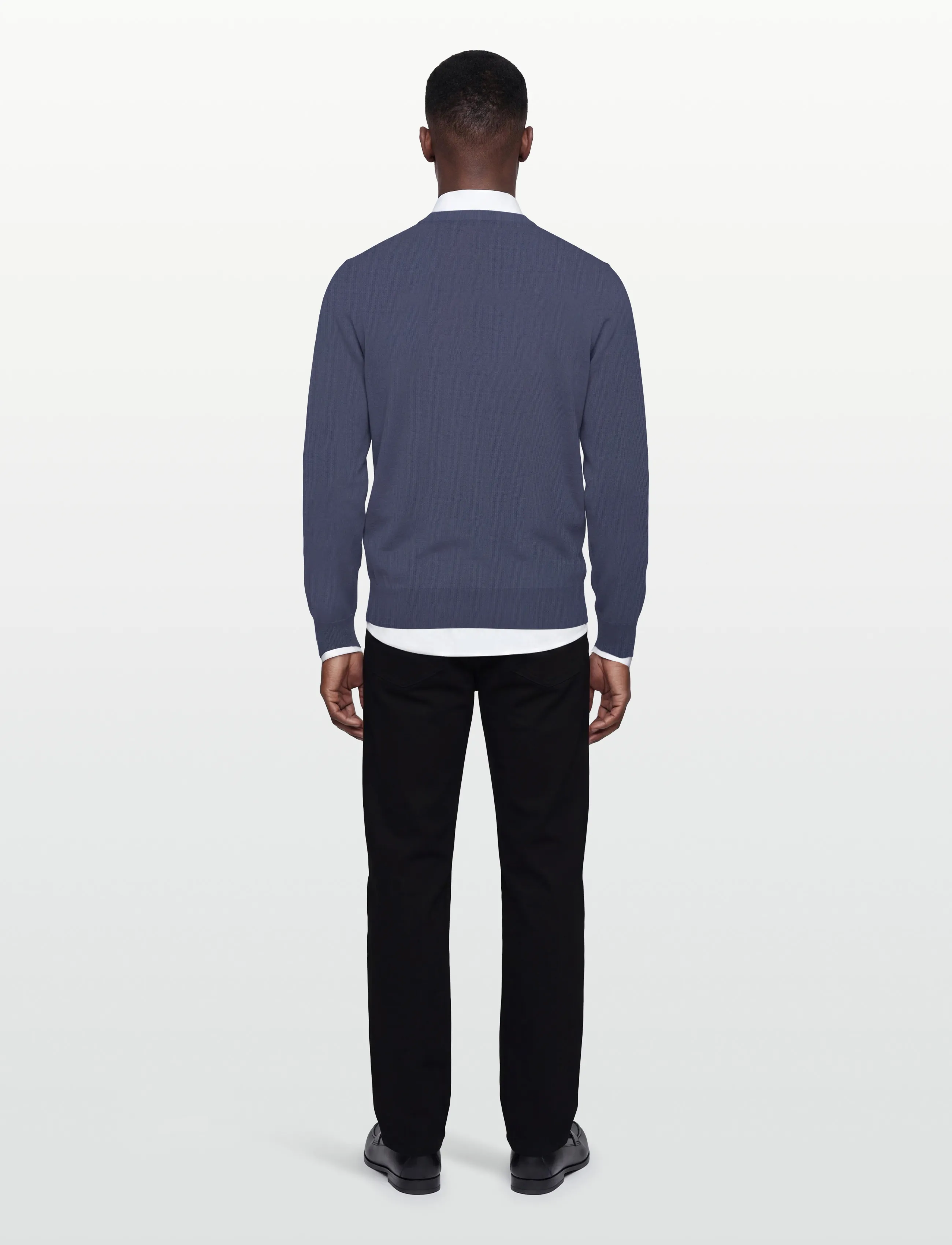 BOSS - Upacas-L - round necks - open blue - 4